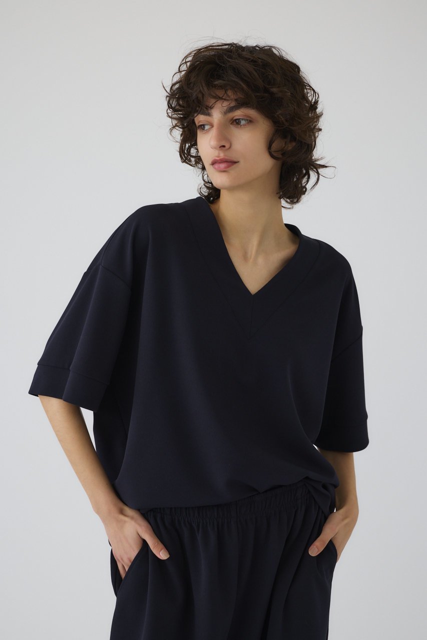 【リムアーク/RIM.ARK】のMannish v-neck tops/トップス 人気、トレンドファッション・服の通販 founy(ファニー) 　ファッション　Fashion　レディースファッション　Fashion for Women　トップス・カットソー　Cut & Sew Tops　シャツ・ブラウス・オフィスカジュアル　Elegant Blouses & Button-Ups　Vネックトップス　V-Neck Tops / V-Cut Neckline Shirts　おすすめ　Recommended / Our Picks　ショート　Short, Short Length　ジョーゼット　Georgette, Semi-Sheer Fabric　スリーブ　Sleeve, Long Sleeve / Short Sleeve　セットアップ　Set-Up, Coordinated Outfit　トラベル　Travel, Travel Gear　ベスト　Vest, Waistcoat　マニッシュ　Mannish, Boyish　other-6|ID: prp329100004507971 ipo3291000000032884126
