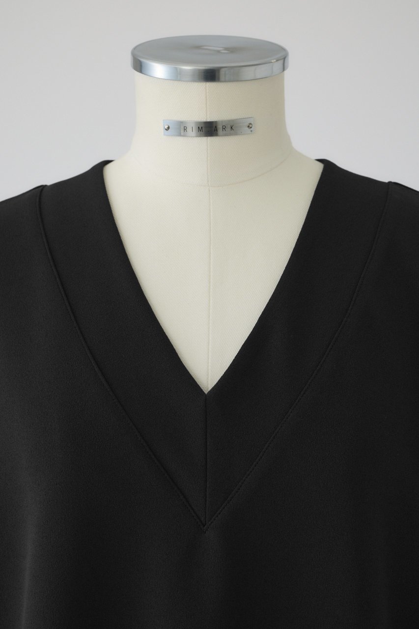 【リムアーク/RIM.ARK】のMannish v-neck tops/トップス 人気、トレンドファッション・服の通販 founy(ファニー) 　ファッション　Fashion　レディースファッション　Fashion for Women　トップス・カットソー　Cut & Sew Tops　シャツ・ブラウス・オフィスカジュアル　Elegant Blouses & Button-Ups　Vネックトップス　V-Neck Tops / V-Cut Neckline Shirts　おすすめ　Recommended / Our Picks　ショート　Short, Short Length　ジョーゼット　Georgette, Semi-Sheer Fabric　スリーブ　Sleeve, Long Sleeve / Short Sleeve　セットアップ　Set-Up, Coordinated Outfit　トラベル　Travel, Travel Gear　ベスト　Vest, Waistcoat　マニッシュ　Mannish, Boyish　other-2|ID: prp329100004507971 ipo3291000000035441049