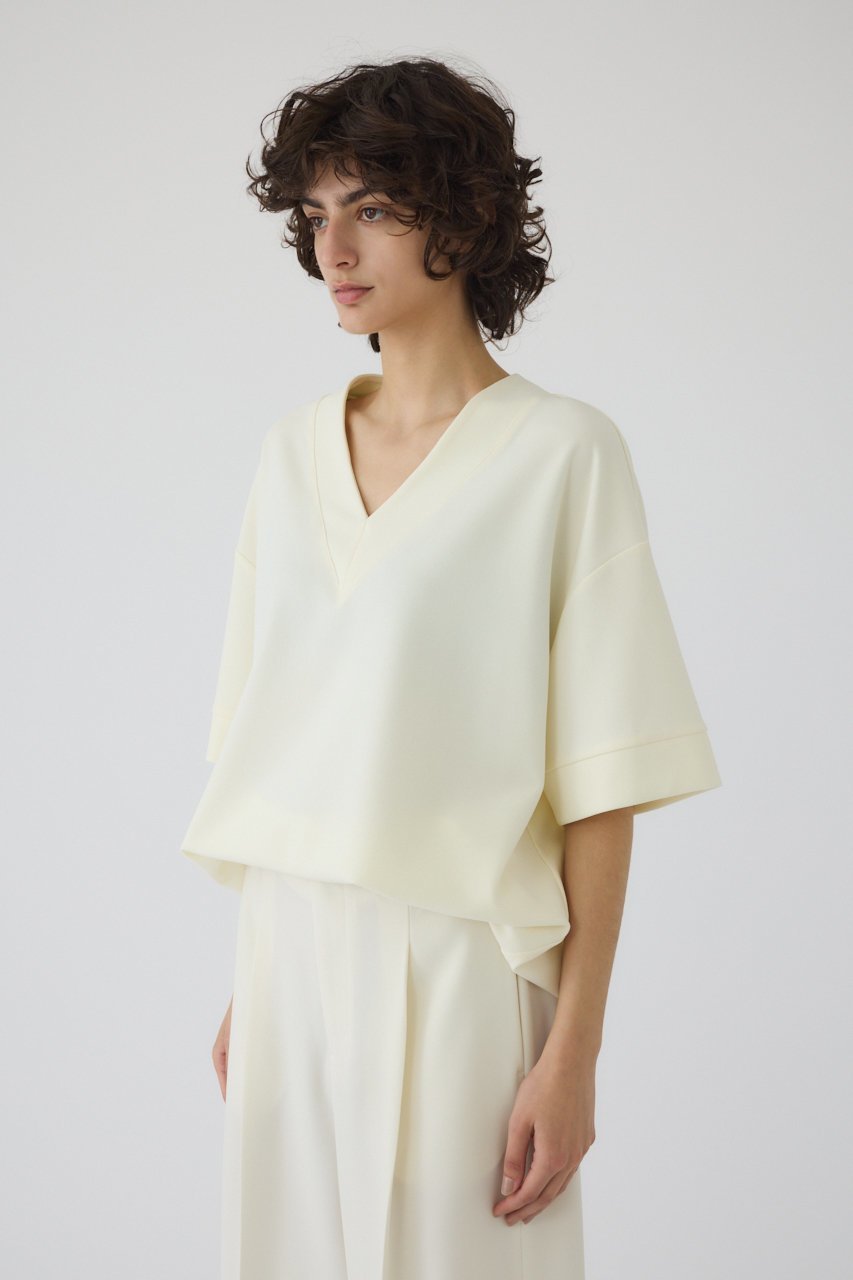 【リムアーク/RIM.ARK】のMannish v-neck tops/トップス 人気、トレンドファッション・服の通販 founy(ファニー) 　ファッション　Fashion　レディースファッション　Fashion for Women　トップス・カットソー　Cut & Sew Tops　シャツ・ブラウス・オフィスカジュアル　Elegant Blouses & Button-Ups　Vネックトップス　V-Neck Tops / V-Cut Neckline Shirts　おすすめ　Recommended / Our Picks　ショート　Short, Short Length　ジョーゼット　Georgette, Semi-Sheer Fabric　スリーブ　Sleeve, Long Sleeve / Short Sleeve　セットアップ　Set-Up, Coordinated Outfit　トラベル　Travel, Travel Gear　ベスト　Vest, Waistcoat　マニッシュ　Mannish, Boyish　other-2|ID: prp329100004507971 ipo3291000000036552480