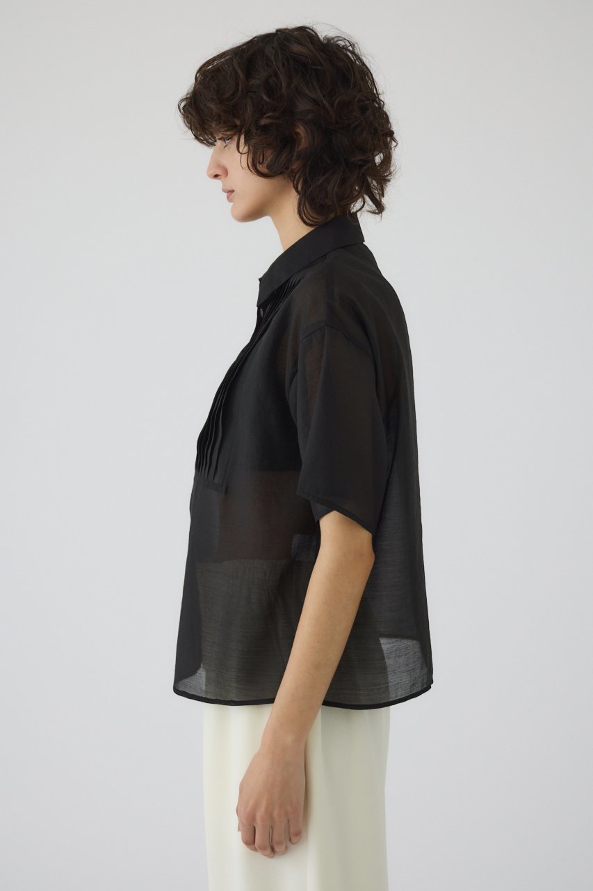 【リムアーク/RIM.ARK】のPin-tuck square PO/プルオーバー 人気、トレンドファッション・服の通販 founy(ファニー) 　ファッション　Fashion　レディースファッション　Fashion for Women　トップス・カットソー　Cut & Sew Tops　シャツ・ブラウス・オフィスカジュアル　Elegant Blouses & Button-Ups　カジュアルプルオーバー・ニットトップス　Pullovers & Knit Tops / Casual Pullovers　ショート　Short, Short Length　スリーブ　Sleeve, Long Sleeve / Short Sleeve　バランス　Balance, Style Balance　マニッシュ　Mannish, Boyish　レギュラー　Regular, Standard Fit　エレガント 上品　Elegant　other-3|ID: prp329100004507972 ipo3291000000032808649