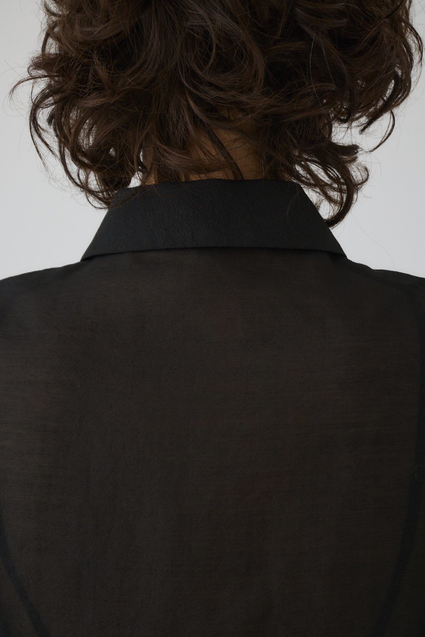 【リムアーク/RIM.ARK】のPin-tuck square PO/プルオーバー 人気、トレンドファッション・服の通販 founy(ファニー) 　ファッション　Fashion　レディースファッション　Fashion for Women　トップス・カットソー　Cut & Sew Tops　シャツ・ブラウス・オフィスカジュアル　Elegant Blouses & Button-Ups　カジュアルプルオーバー・ニットトップス　Pullovers & Knit Tops / Casual Pullovers　ショート　Short, Short Length　スリーブ　Sleeve, Long Sleeve / Short Sleeve　バランス　Balance, Style Balance　マニッシュ　Mannish, Boyish　レギュラー　Regular, Standard Fit　エレガント 上品　Elegant　other-5|ID: prp329100004507972 ipo3291000000032808651
