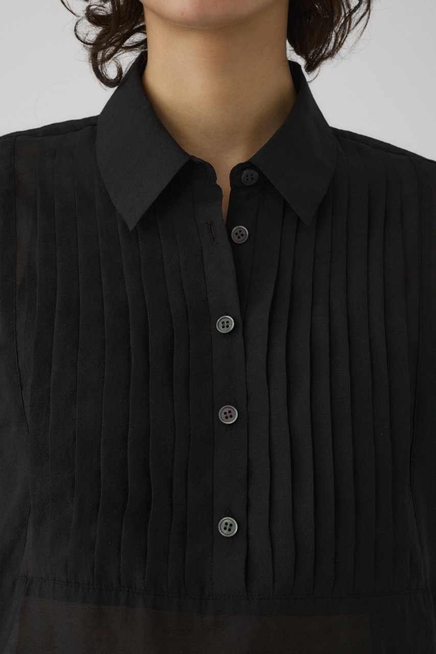 【リムアーク/RIM.ARK】のPin-tuck square PO/プルオーバー 人気、トレンドファッション・服の通販 founy(ファニー) 　ファッション　Fashion　レディースファッション　Fashion for Women　トップス・カットソー　Cut & Sew Tops　シャツ・ブラウス・オフィスカジュアル　Elegant Blouses & Button-Ups　カジュアルプルオーバー・ニットトップス　Pullovers & Knit Tops / Casual Pullovers　ショート　Short, Short Length　スリーブ　Sleeve, Long Sleeve / Short Sleeve　バランス　Balance, Style Balance　マニッシュ　Mannish, Boyish　レギュラー　Regular, Standard Fit　エレガント 上品　Elegant　other-7|ID: prp329100004507972 ipo3291000000032808653
