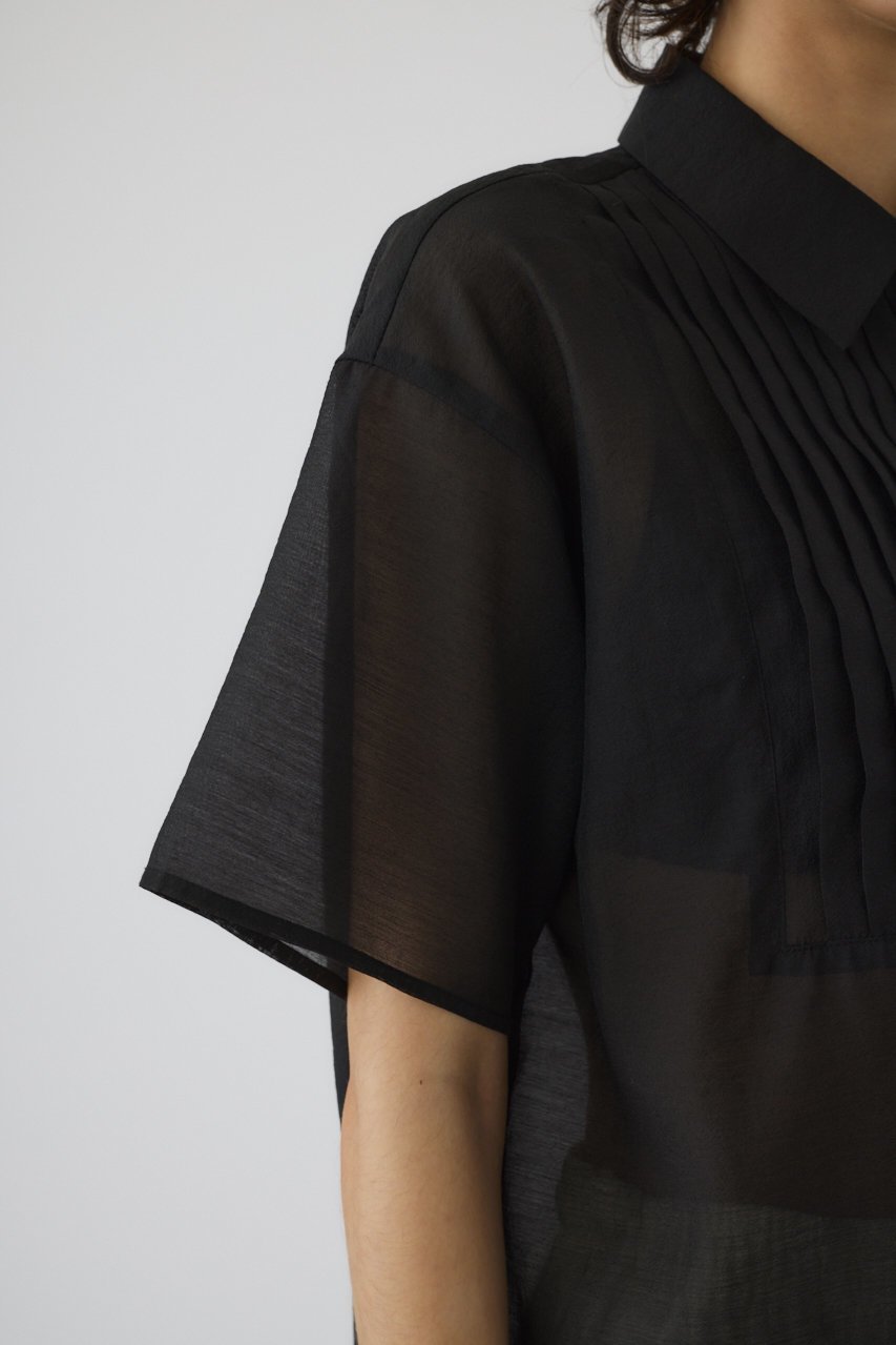 【リムアーク/RIM.ARK】のPin-tuck square PO/プルオーバー 人気、トレンドファッション・服の通販 founy(ファニー) 　ファッション　Fashion　レディースファッション　Fashion for Women　トップス・カットソー　Cut & Sew Tops　シャツ・ブラウス・オフィスカジュアル　Elegant Blouses & Button-Ups　カジュアルプルオーバー・ニットトップス　Pullovers & Knit Tops / Casual Pullovers　ショート　Short, Short Length　スリーブ　Sleeve, Long Sleeve / Short Sleeve　バランス　Balance, Style Balance　マニッシュ　Mannish, Boyish　レギュラー　Regular, Standard Fit　エレガント 上品　Elegant　other-8|ID: prp329100004507972 ipo3291000000032808654