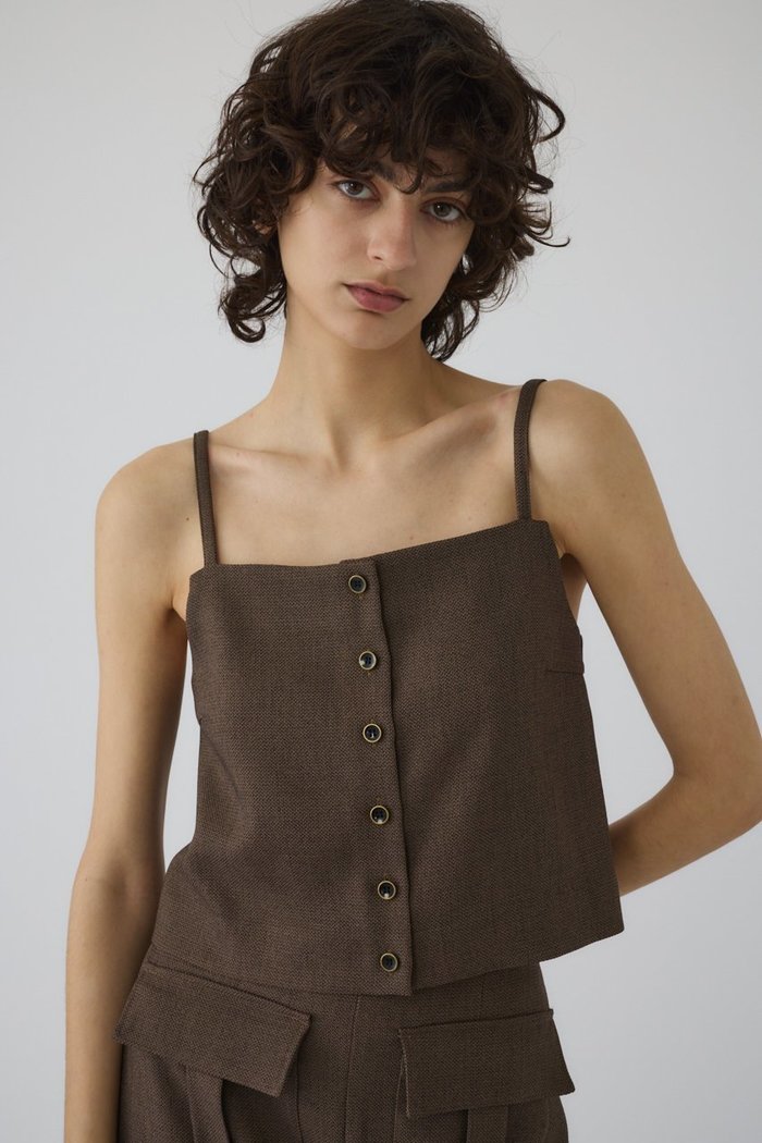 【リムアーク/RIM.ARK】のTweed cami tops/トップス インテリア・キッズ・メンズ・レディースファッション・服の通販 founy(ファニー) https://founy.com/ ファッション Fashion レディースファッション Fashion for Women トップス・カットソー Cut & Sew Tops キャミソール&ノースリーブ Camisoles & Sleeveless Tops シャツ・ブラウス・オフィスカジュアル Elegant Blouses & Button-Ups おすすめ Recommended / Our Picks キャミソール Camisole, Spaghetti Strap Top サマー Summer, Summer Style セットアップ Set-Up, Coordinated Outfit ツイード Twill, Twill Weave ノースリーブ Sleeveless, No-Sleeve ミックス Mix, Mixed Style |ID: prp329100004507973 ipo3291000000032808655