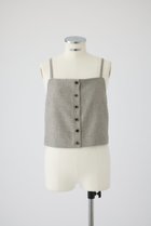 【リムアーク/RIM.ARK】のTweed cami tops/トップス グレージュ|ID: prp329100004507973 ipo3291000000032808658