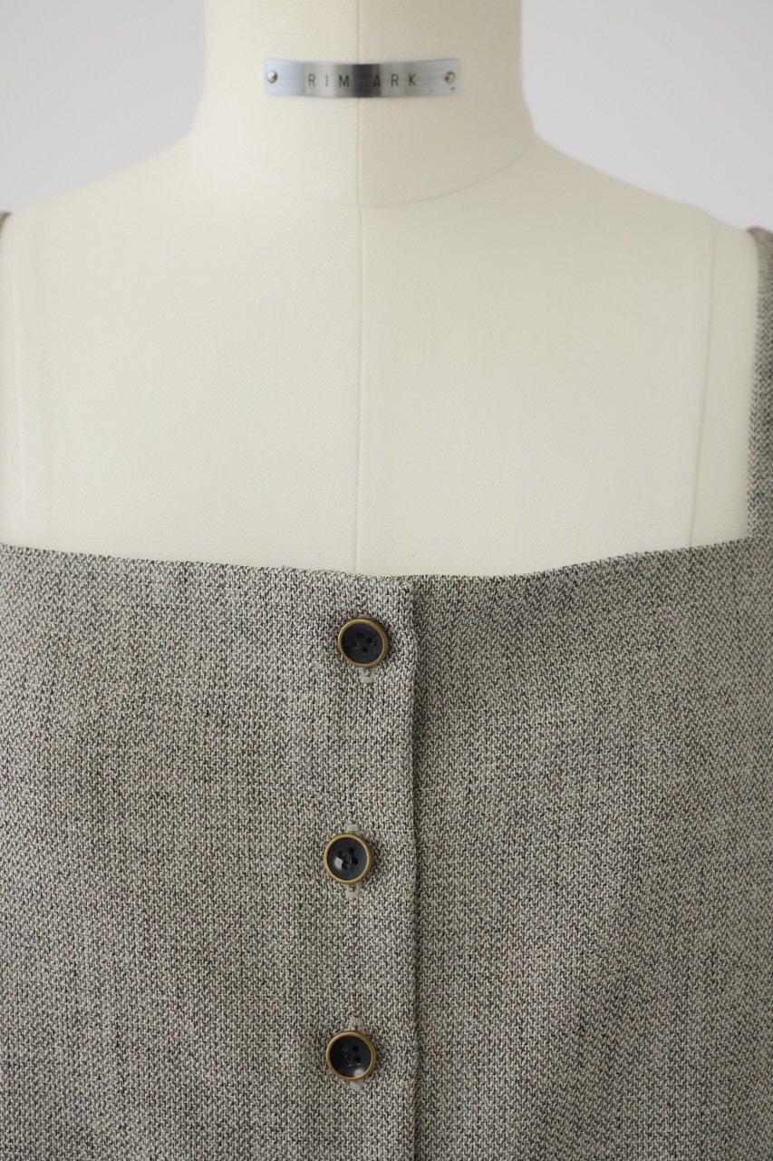【リムアーク/RIM.ARK】のTweed cami tops/トップス 人気、トレンドファッション・服の通販 founy(ファニー) 　ファッション　Fashion　レディースファッション　Fashion for Women　トップス・カットソー　Cut & Sew Tops　キャミソール&ノースリーブ　Camisoles & Sleeveless Tops　シャツ・ブラウス・オフィスカジュアル　Elegant Blouses & Button-Ups　おすすめ　Recommended / Our Picks　キャミソール　Camisole, Spaghetti Strap Top　サマー　Summer, Summer Style　セットアップ　Set-Up, Coordinated Outfit　ツイード　Twill, Twill Weave　ノースリーブ　Sleeveless, No-Sleeve　ミックス　Mix, Mixed Style　other-2|ID: prp329100004507973 ipo3291000000032808659