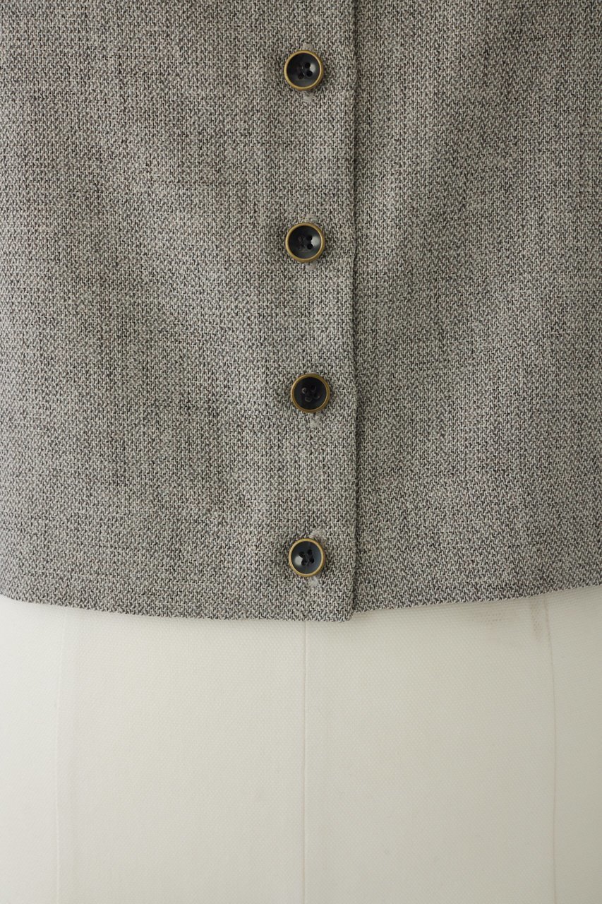 【リムアーク/RIM.ARK】のTweed cami tops/トップス 人気、トレンドファッション・服の通販 founy(ファニー) 　ファッション　Fashion　レディースファッション　Fashion for Women　トップス・カットソー　Cut & Sew Tops　キャミソール&ノースリーブ　Camisoles & Sleeveless Tops　シャツ・ブラウス・オフィスカジュアル　Elegant Blouses & Button-Ups　おすすめ　Recommended / Our Picks　キャミソール　Camisole, Spaghetti Strap Top　サマー　Summer, Summer Style　セットアップ　Set-Up, Coordinated Outfit　ツイード　Twill, Twill Weave　ノースリーブ　Sleeveless, No-Sleeve　ミックス　Mix, Mixed Style　other-5|ID: prp329100004507973 ipo3291000000032808662