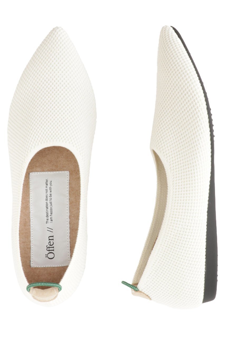 【オッフェン/Offen】のpointed-SIMP インテリア・キッズ・メンズ・レディースファッション・服の通販 founy(ファニー) 　ファッション　Fashion　レディースファッション　Fashion for Women　クッション　Cushion, Throw Pillow　軽量　Lightweight, Ultra Light　シューズ　Shoes, Footwear　フィット　Fit, Slim Fit　フェミニン　Feminine, Girly　フラット　Flat, Flat Shoes　ベーシック　Basic, Essential　ミックス　Mix, Mixed Style　モダン　Modern, Contemporary　再入荷　Restock / Back in Stock　おすすめ　Recommended / Our Picks　エレガント 上品　Elegant　WHITE|ID: prp329100004507986 ipo3291000000036130761