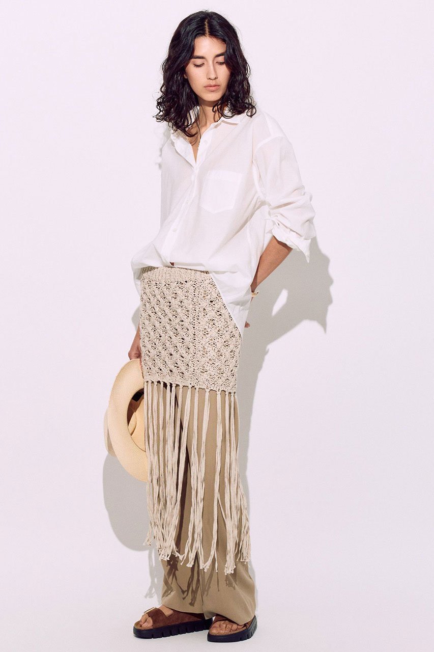 【ブリル/BRILL】のバスケットフリンジスカート 人気、トレンドファッション・服の通販 founy(ファニー) 　ファッション　Fashion　レディースファッション　Fashion for Women　スカート　Skirts　ミニスカート　Mini Skirts　アクセサリー　Fashion Accessories　デニム　Denim, Jeans Material　バスケット　Basket, Basket Bag　フリンジ　Fringe, Tassel　ミニスカート　Mini Skirt, Short Skirt　リネン　Linen, Linen Fabric　手編み　Hand-Knitted, Handmade Knit　other-8|ID: prp329100004507991 ipo3291000000032770180