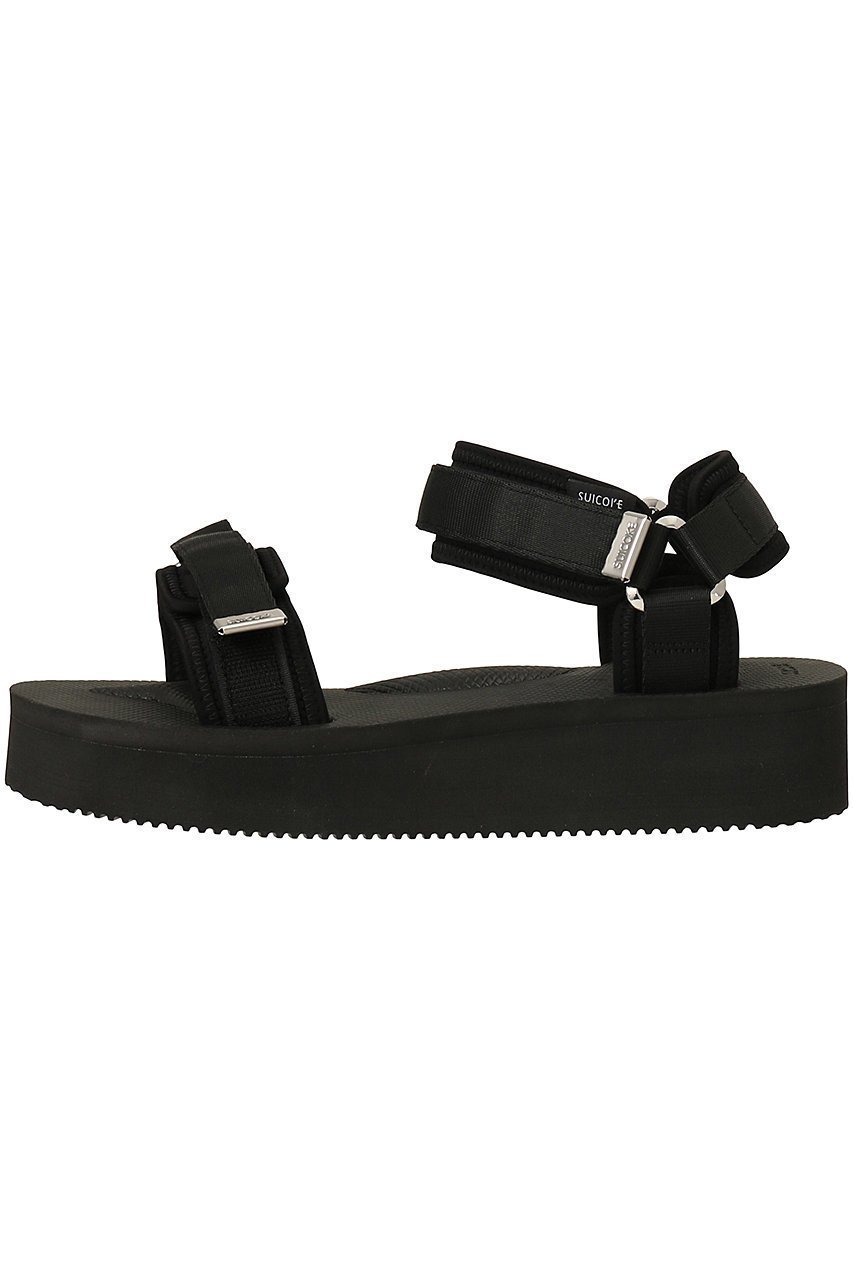 【スイコック/SUICOKE】の【ELLE SHOP 限定】CEL-2PO ストラップサンダル 人気、トレンドファッション・服の通販 founy(ファニー) 　ファッション　Fashion　レディースファッション　Fashion for Women　おすすめ　Recommended / Our Picks　サンダル　Sandals, Summer Shoes　シルバー　Silver, Metallic Silver　スタイリッシュ　Stylish, Fashionable　ストラップサンダル　Strappy Sandals, Strap Sandals　ソックス　Socks, Hosiery　メタル　Metal, Metal Parts　エレガント 上品　Elegant　人気　Popular, Best Seller　厚底　Platform Shoes　夏　Summer　other-2|ID: prp329100004508035 ipo3291000000032804026