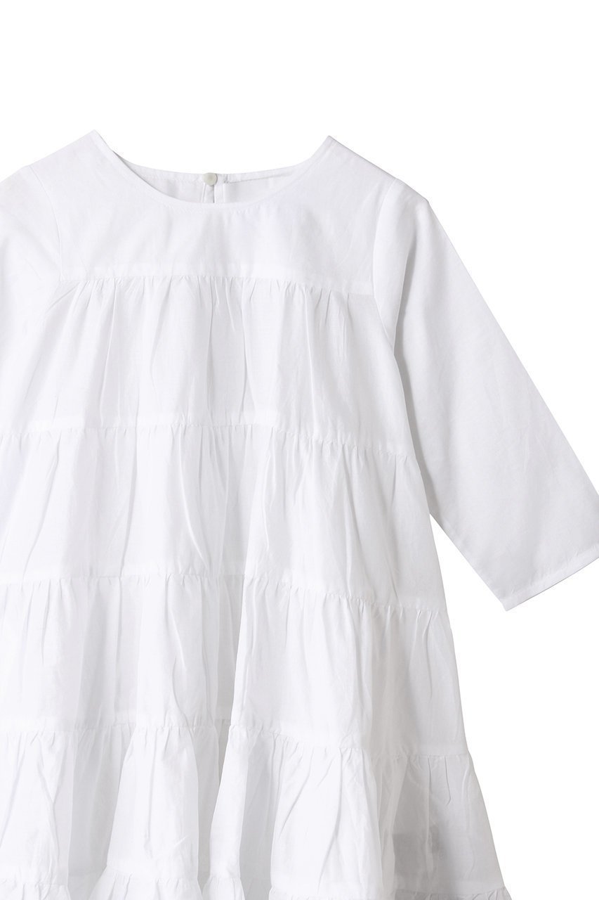 【マーレット/Merlette / KIDS】の【KIDS】SOLIMAN ENFANT ティアードドレス ホワイト 140 人気、トレンドファッション・服の通販 founy(ファニー) 　ファッション　Fashion　キッズファッション　Fashion for Kids　ワンピース　Dresses　再入荷　Restock / Back in Stock　定番　Standard, Basic Item　other-3|ID: prp329100004508038 ipo3291000000035399161