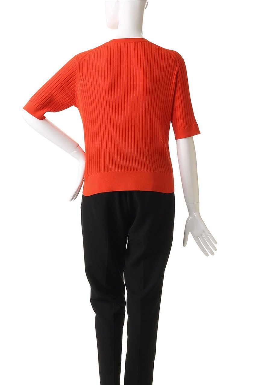 【エブール/ebure】のシアーコットンアセテート クルーネックニットトップス 人気、トレンドファッション・服の通販 founy(ファニー) 　ファッション　Fashion　レディースファッション　WOMEN　トップス・カットソー　Tops/Tshirt　ニット　Knit Tops　カーディガン　Cardigans　カットソー　Cut And Sew　カーディガン　Cardigan　スリーブ　Sleeve　フラット　Flat　夏　Summer　春　Spring　S/S・春夏　Ss・Spring/Summer　other-4|ID: prp329100004509116 ipo3291000000031913879