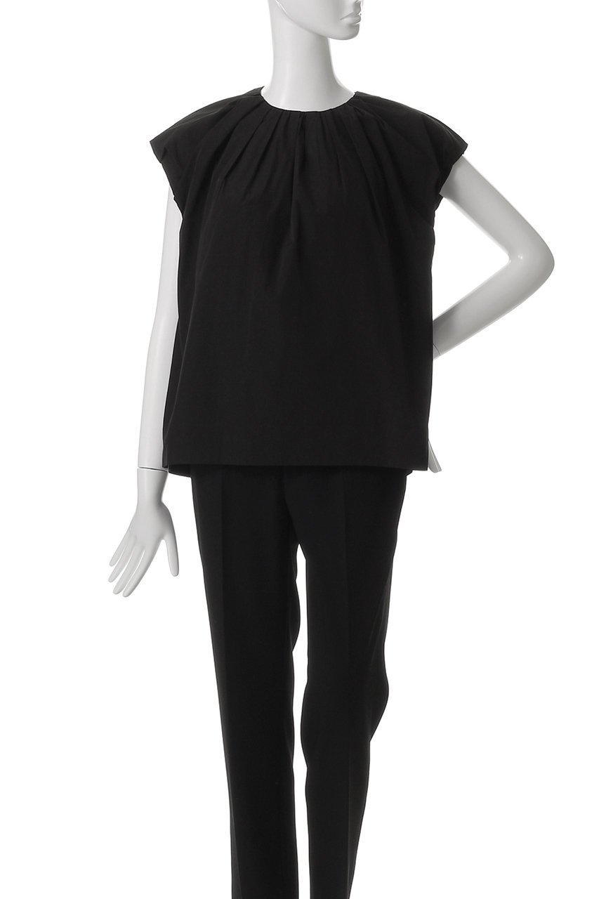 【エブール/ebure】のナチュラルドライタフタ バルーンブラウス 人気、トレンドファッション・服の通販 founy(ファニー) 　ファッション　Fashion　レディースファッション　WOMEN　トップス・カットソー　Tops/Tshirt　シャツ/ブラウス　Shirts/Blouses　おすすめ　Recommend　ギャザー　Gather　ショート　Short　スリーブ　Sleeve　タフタ　Taffeta　デニム　Denim　バルーン　Balloon　マニッシュ　Mannish　other-2|ID: prp329100004509120 ipo3291000000031913969