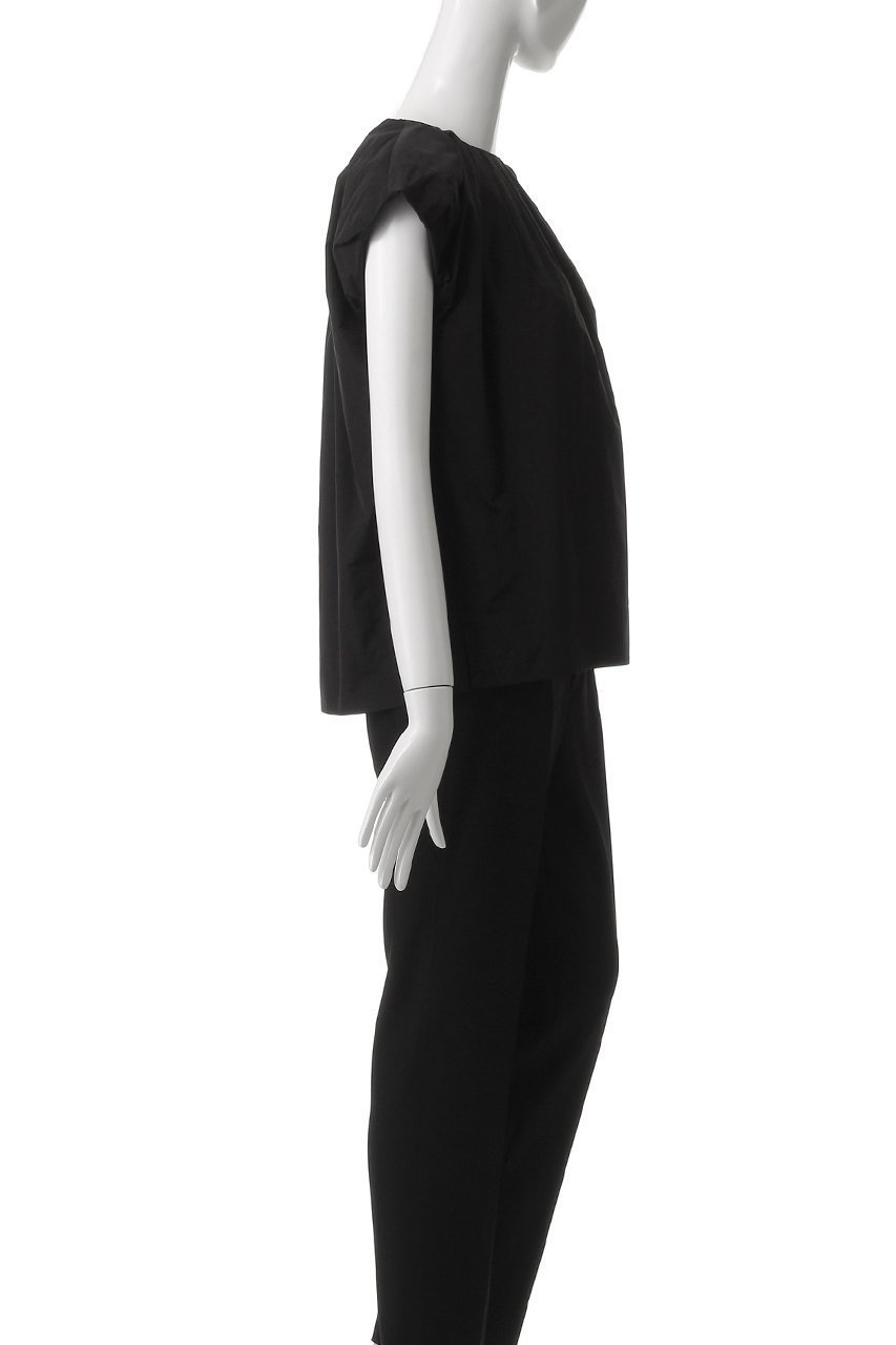 【エブール/ebure】のナチュラルドライタフタ バルーンブラウス 人気、トレンドファッション・服の通販 founy(ファニー) 　ファッション　Fashion　レディースファッション　Fashion for Women　トップス・カットソー　Cut & Sew Tops　シャツ・ブラウス・オフィスカジュアル　Elegant Blouses & Button-Ups　おすすめ　Recommended / Our Picks　ギャザー　Gathered, Ruffled　ショート　Short, Short Length　スリーブ　Sleeve, Long Sleeve / Short Sleeve　タフタ　Taffeta, Structured Fabric　デニム　Denim, Jeans Material　バルーン　Balloon, Balloon Silhouette　マニッシュ　Mannish, Boyish　other-3|ID: prp329100004509120 ipo3291000000032788904