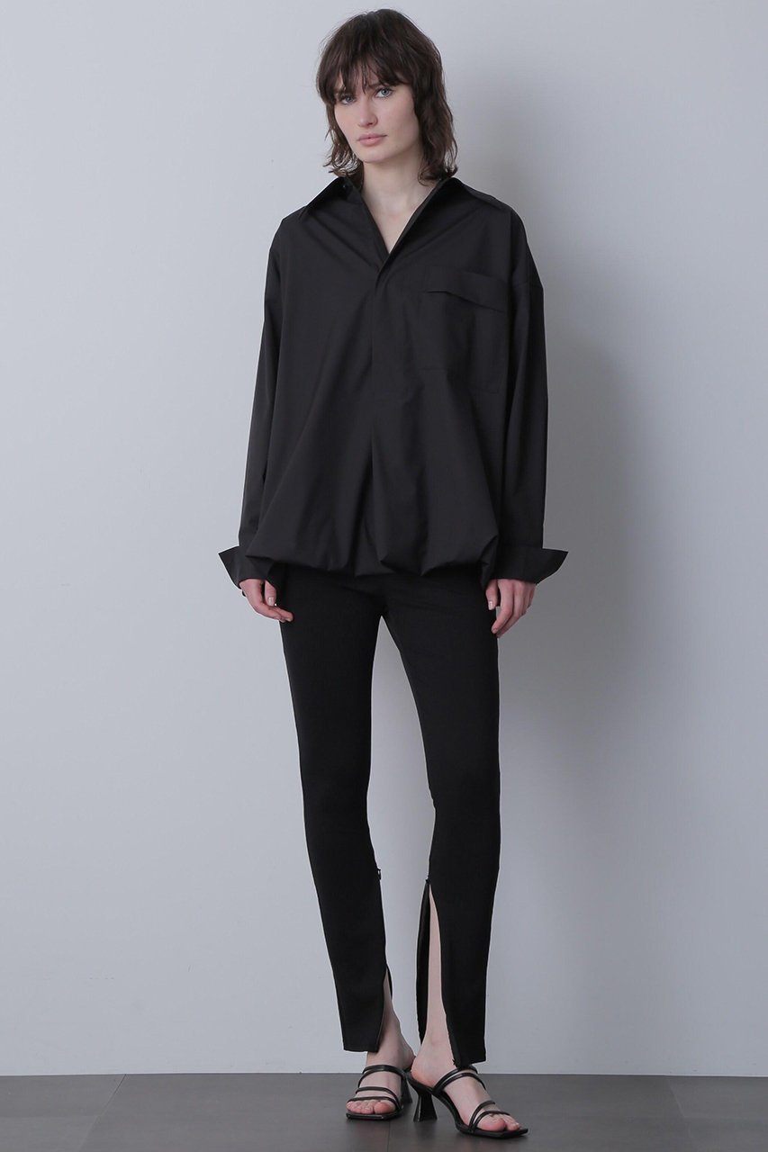【ヒューエルミュージアム/hueLe Museum】の【STUMBLY】Baloon Silhouette Shirts 人気、トレンドファッション・服の通販 founy(ファニー) 　ファッション　Fashion　レディースファッション　Ladies' Fashion Online　トップス・カットソー　Tops/Tshirt　シャツ/ブラウス　Shirts/Blouses　カフス　Cuffs　スリーブ　Sleeve　ダブル　Double　バルーン　Balloon　ブラウジング　Browsing　ロング　Long　other-3|ID: prp329100004509134 ipo3291000000032272920