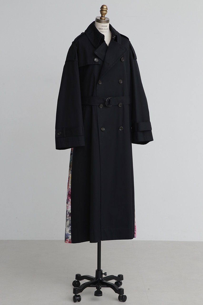 【ヒューエルミュージアム/hueLe Museum】の【STUMBLY】Back Printed Trench Coat 人気、トレンドファッション・服の通販 founy(ファニー) 　ファッション　Fashion　レディースファッション　WOMEN　アウター　Coat Outerwear　コート　Coats　トレンチコート　Trench Coats　クラシック　Classic　スタンダード　Standard　バランス　Balance　ビッグ　Big　プリント　Print　リメイク　Remake　ロング　Long　other-2|ID: prp329100004509135 ipo3291000000031874511