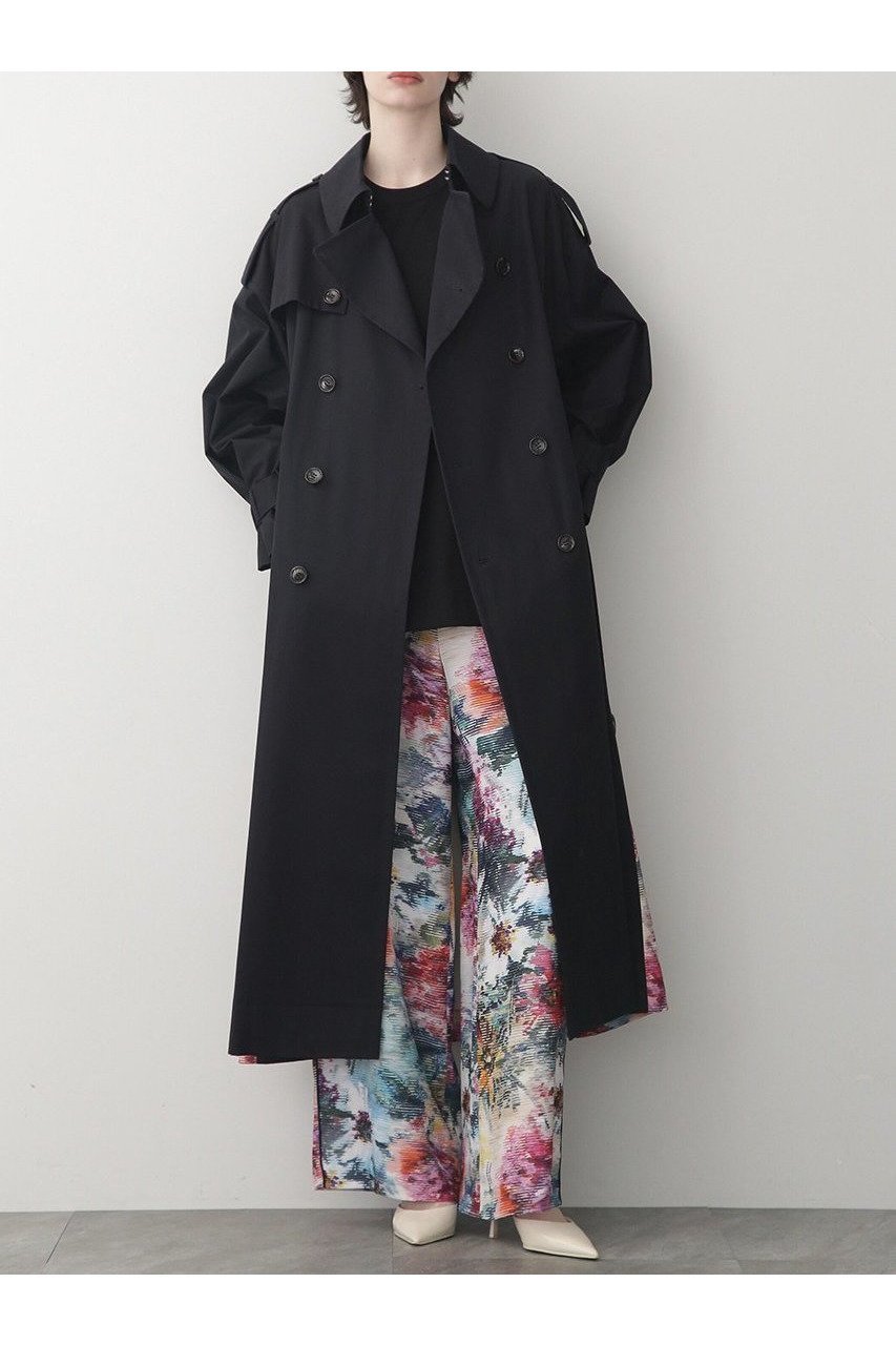 【ヒューエルミュージアム/hueLe Museum】の【STUMBLY】Back Printed Trench Coat 人気、トレンドファッション・服の通販 founy(ファニー) 　ファッション　Fashion　レディースファッション　WOMEN　アウター　Coat Outerwear　コート　Coats　トレンチコート　Trench Coats　クラシック　Classic　スタンダード　Standard　バランス　Balance　ビッグ　Big　プリント　Print　リメイク　Remake　ロング　Long　other-3|ID: prp329100004509135 ipo3291000000031874512