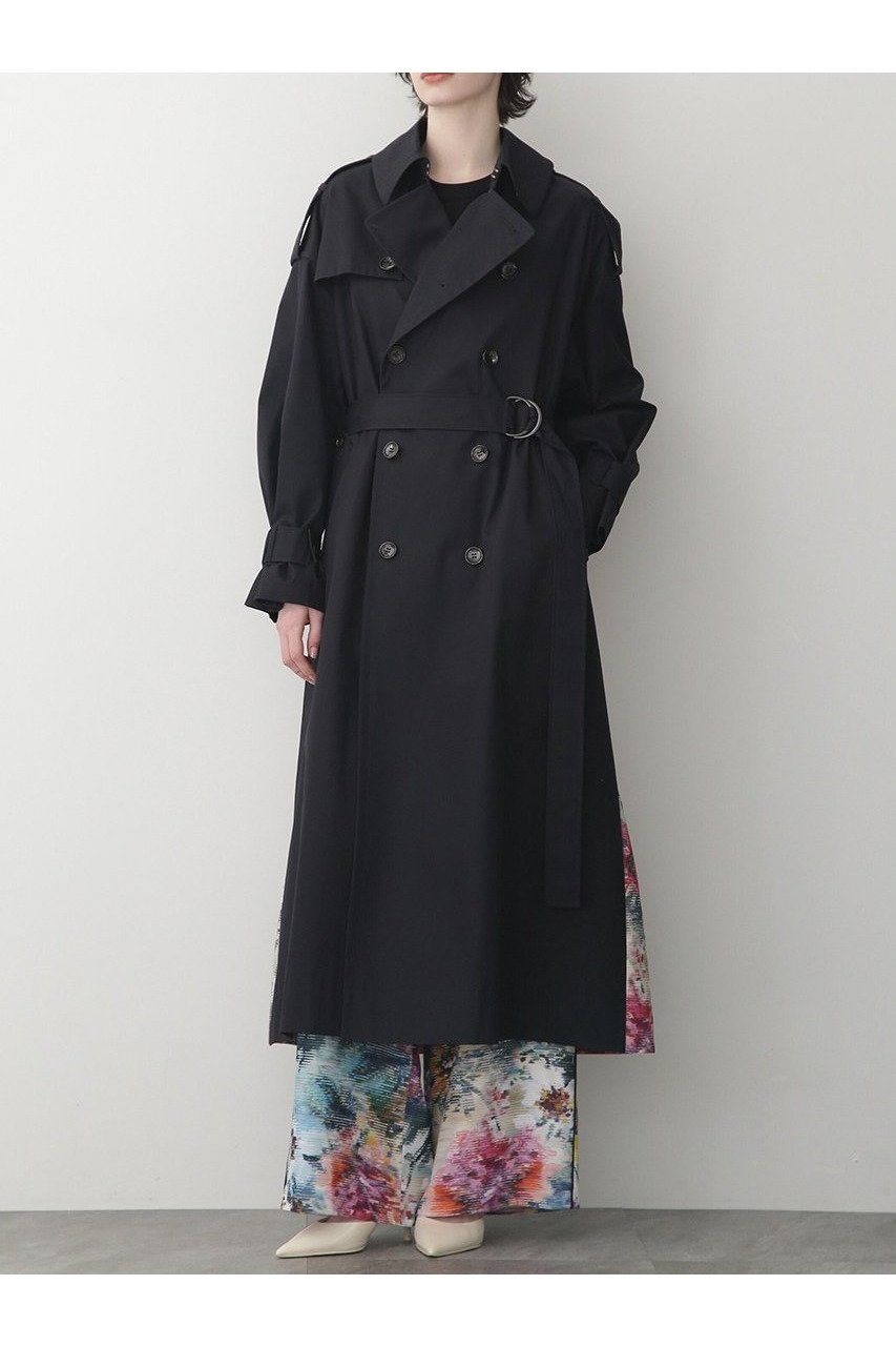 【ヒューエルミュージアム/hueLe Museum】の【STUMBLY】Back Printed Trench Coat 人気、トレンドファッション・服の通販 founy(ファニー) 　ファッション　Fashion　レディースファッション　WOMEN　アウター　Coat Outerwear　コート　Coats　トレンチコート　Trench Coats　クラシック　Classic　スタンダード　Standard　バランス　Balance　ビッグ　Big　プリント　Print　リメイク　Remake　ロング　Long　other-4|ID: prp329100004509135 ipo3291000000031874513