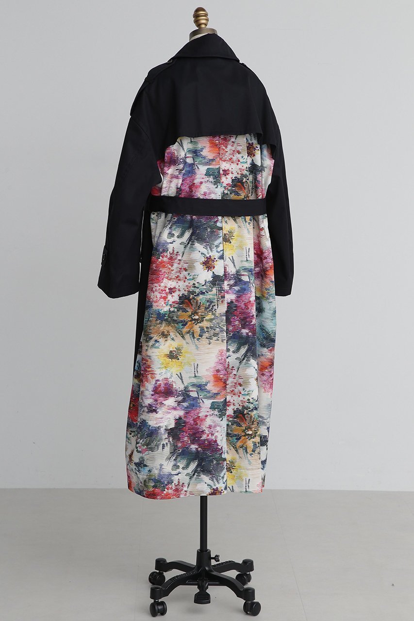 【ヒューエルミュージアム/hueLe Museum】の【STUMBLY】Back Printed Trench Coat 人気、トレンドファッション・服の通販 founy(ファニー) 　ファッション　Fashion　レディースファッション　WOMEN　アウター　Coat Outerwear　コート　Coats　トレンチコート　Trench Coats　クラシック　Classic　スタンダード　Standard　バランス　Balance　ビッグ　Big　プリント　Print　リメイク　Remake　ロング　Long　other-6|ID: prp329100004509135 ipo3291000000031874515