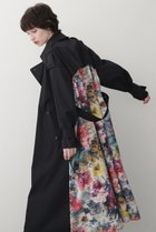 【ヒューエルミュージアム/hueLe Museum】の【STUMBLY】Back Printed Trench Coat ネイビー|ID:prp329100004509135