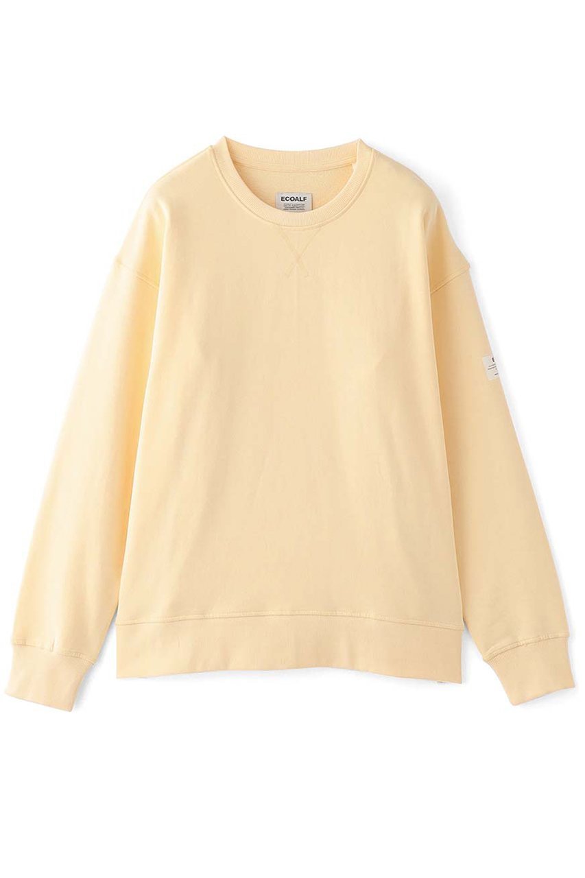 【エコアルフ/ECOALF】のSTORM スウェット / STORMALF SWEATSHIRT WOMAN インテリア・キッズ・メンズ・レディースファッション・服の通販 founy(ファニー) ファッション Fashion レディースファッション Fashion for Women トップス・カットソー Cut & Sew Tops シャツ・ブラウス・オフィスカジュアル Elegant Blouses & Button-Ups レディースパーカー・カジュアルフーディー Casual Hoodies & Sweatshirts ロングTシャツ・Tシャツ Longline T-Shirts & Tees スウェット・クルーネックトップス Sweatshirts & Crewnecks / Relaxed Fit Sweat Tops カットソー・ベーシックTシャツ Cut-and-Sewn Tops / Stretch Tees & Basics スウェット / スエット Sweatshirt, Sweatwear トレンド Trend, Trending Now プリント Print, Printed Pattern リラックス Relax, Relaxed Fit イエロー|ID: prp329100004509140 ipo3291000000032843129