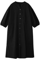 【キッドブルー/KID BLUE】の25ワッシャーコットンワンピース ブラック|ID:prp329100004509141