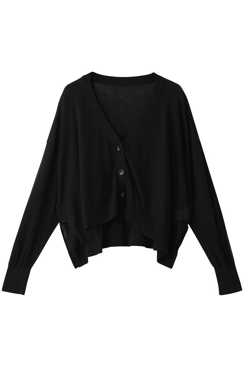 【キッドブルー/KID BLUE】の25サマーカーデトップス インテリア・キッズ・メンズ・レディースファッション・服の通販 founy(ファニー) 　ファッション　Fashion　レディースファッション　Fashion for Women　トップス・カットソー　Cut & Sew Tops　スリット　Slit, Slit Detail　パジャマ　Pajamas, Sleepwear　ベーシック　Basic, Essential　夏　Summer　春　Spring　S/S・春夏　SS, Spring/Summer, Warm Season　ブラック|ID: prp329100004509146 ipo3291000000032833194