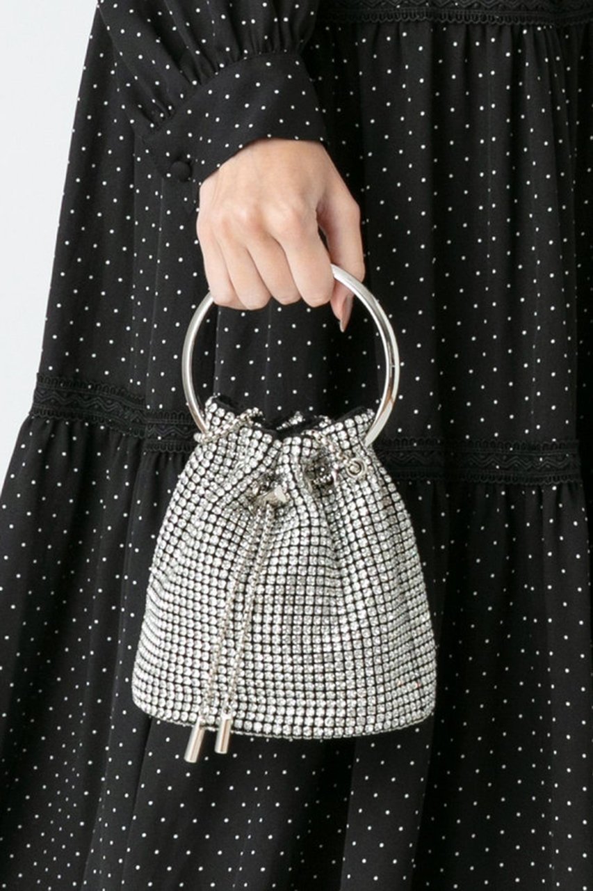 【アルアバイル/allureville】の【Loulou Willoughby】ビジュー巾着ショルダー A 人気、トレンドファッション・服の通販 founy(ファニー) 　ファッション　Fashion　レディースファッション　Fashion for Women　バッグ　Bags　おすすめ　Recommended / Our Picks　ショルダー　Shoulder, Shoulder Strap　ジュエリー　Jewelry, Accessories　パーティ　Party, Party Style　ビジュー　Bijou, Jewel-like Accent　巾着　Drawstring Bag, Kinchaku　other-8|ID: prp329100004509156 ipo3291000000032798269