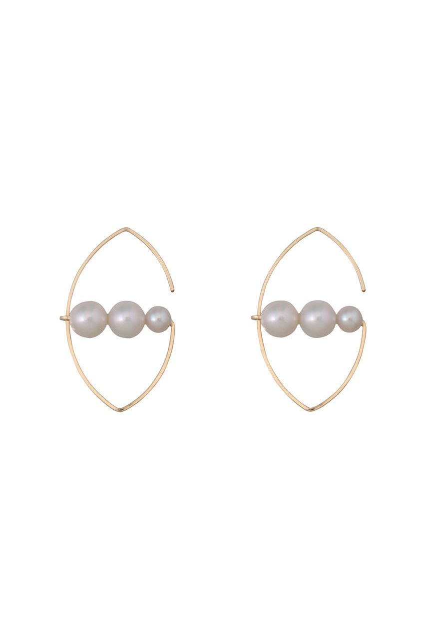【ナチュラリジュエリ/NATURALI JEWELRY】のターナリー アーモンドパールピアス インテリア・キッズ・メンズ・レディースファッション・服の通販 founy(ファニー) 　ファッション　Fashion　レディースファッション　Fashion for Women　ジュエリー　Jewelry　ファッションリング　Fashion Rings　イヤリング・フープ・ドロップタイプ　Hoop, Drop & Clip Earrings　イヤリング　Earrings　パール　Pearl, Pearl Accent　フェミニン　Feminine, Girly　モチーフ　Motif, Design Theme　パール|ID: prp329100004509158 ipo3291000000035763961
