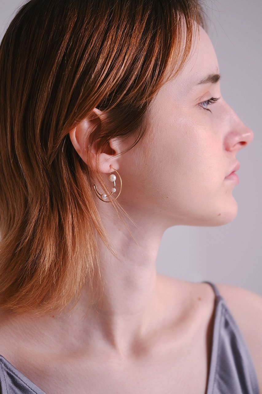 【ナチュラリジュエリ/NATURALI JEWELRY】のアークハーフフープピアス 人気、トレンドファッション・服の通販 founy(ファニー) 　ファッション　Fashion　レディースファッション　Fashion for Women　ジュエリー　Jewelry　ファッションリング　Fashion Rings　イヤリング・フープ・ドロップタイプ　Hoop, Drop & Clip Earrings　おすすめ　Recommended / Our Picks　イヤリング　Earrings　パール　Pearl, Pearl Accent　ブレスレット　Bracelet, Wristband　モチーフ　Motif, Design Theme　再入荷　Restock / Back in Stock　other-2|ID: prp329100004509162 ipo3291000000035763979