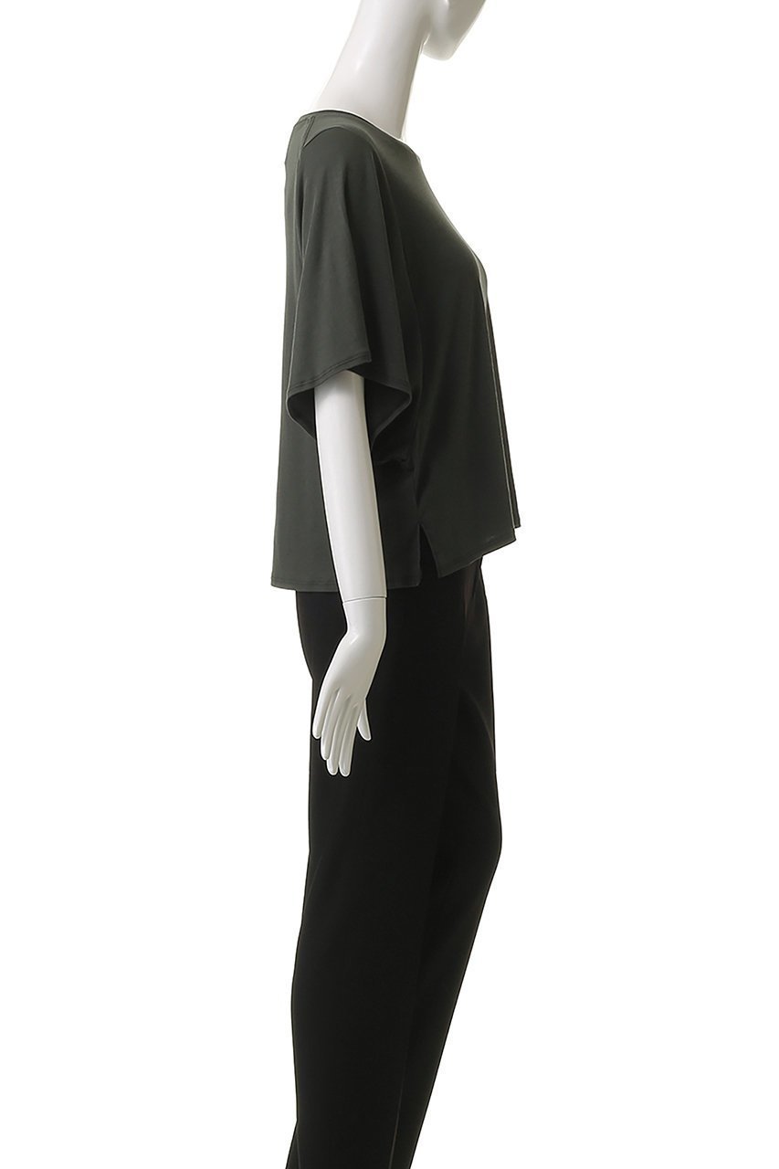 【エリオポール/heliopole】の【TICCA】ワイドスリーブプルオーバー 人気、トレンドファッション・服の通販 founy(ファニー) 　ファッション　Fashion　レディースファッション　Fashion for Women　トップス・カットソー　Cut & Sew Tops　シャツ・ブラウス・オフィスカジュアル　Elegant Blouses & Button-Ups　ロングTシャツ・Tシャツ　Longline T-Shirts & Tees　カジュアルプルオーバー・ニットトップス　Pullovers & Knit Tops / Casual Pullovers　カットソー・ベーシックTシャツ　Cut-and-Sewn Tops / Stretch Tees & Basics　ショート　Short, Short Length　スリーブ　Sleeve, Long Sleeve / Short Sleeve　ドレープ　Drape, Draping Fabric　バランス　Balance, Style Balance　ヘムライン　Hemline, Bottom Cut　ボトム　Bottoms, Lower Wear　ワイド　Wide, Wide Fit　other-3|ID: prp329100004509169 ipo3291000000035061064