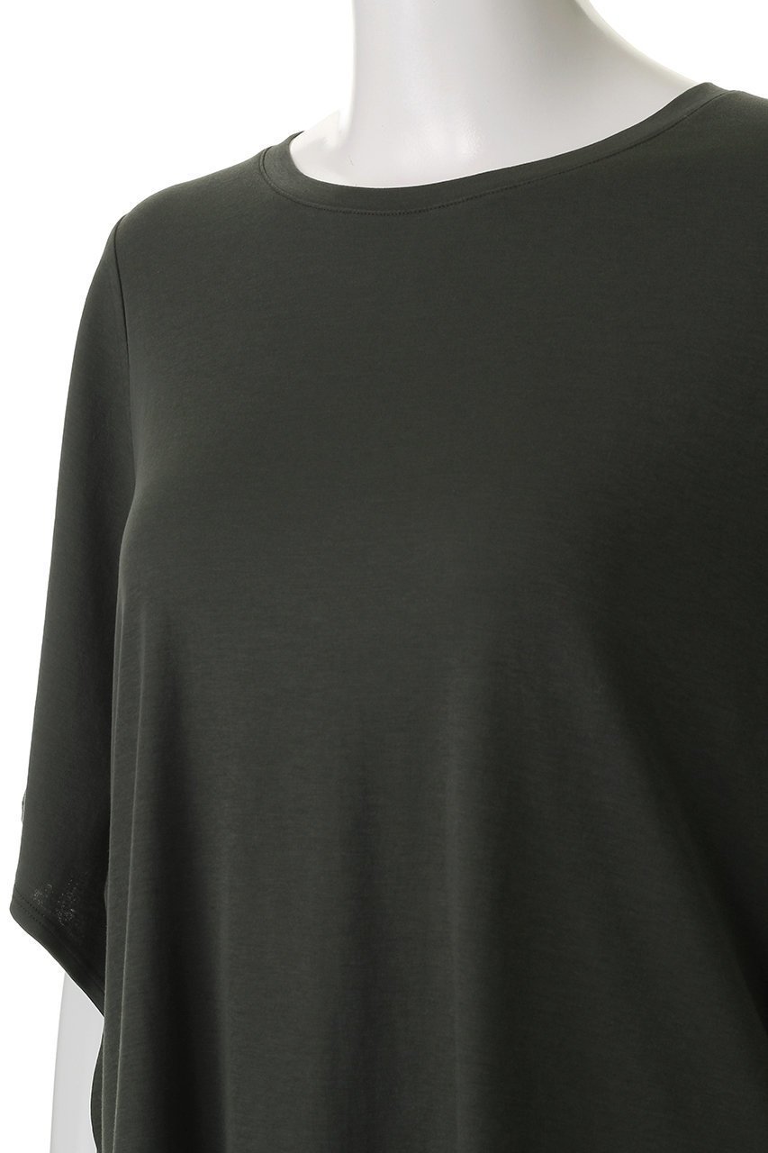 【エリオポール/heliopole】の【TICCA】ワイドスリーブプルオーバー 人気、トレンドファッション・服の通販 founy(ファニー) 　ファッション　Fashion　レディースファッション　Fashion for Women　トップス・カットソー　Cut & Sew Tops　シャツ・ブラウス・オフィスカジュアル　Elegant Blouses & Button-Ups　ロングTシャツ・Tシャツ　Longline T-Shirts & Tees　カジュアルプルオーバー・ニットトップス　Pullovers & Knit Tops / Casual Pullovers　カットソー・ベーシックTシャツ　Cut-and-Sewn Tops / Stretch Tees & Basics　ショート　Short, Short Length　スリーブ　Sleeve, Long Sleeve / Short Sleeve　ドレープ　Drape, Draping Fabric　バランス　Balance, Style Balance　ヘムライン　Hemline, Bottom Cut　ボトム　Bottoms, Lower Wear　ワイド　Wide, Wide Fit　other-5|ID: prp329100004509169 ipo3291000000035061066