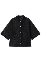 【エリオポール/heliopole】のレースキューバシャツ ブラック|ID:prp329100004509171