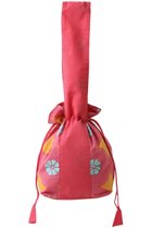 【エスゼット ブロックプリント/SZ Blockprints】のSTARBURST ダンプリングバッグ レッド|ID:prp329100004509183