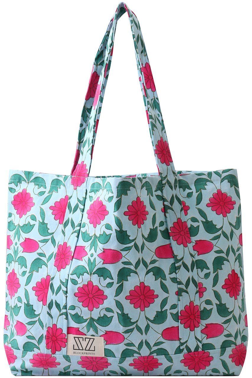 【エスゼット ブロックプリント/SZ Blockprints】のLISBON コットンスモールトートバッグ 人気、トレンドファッション・服の通販 founy(ファニー) ファッション Fashion レディースファッション Fashion for Women バッグ Bags other-1|ID: prp329100004509184 ipo3291000000032777538