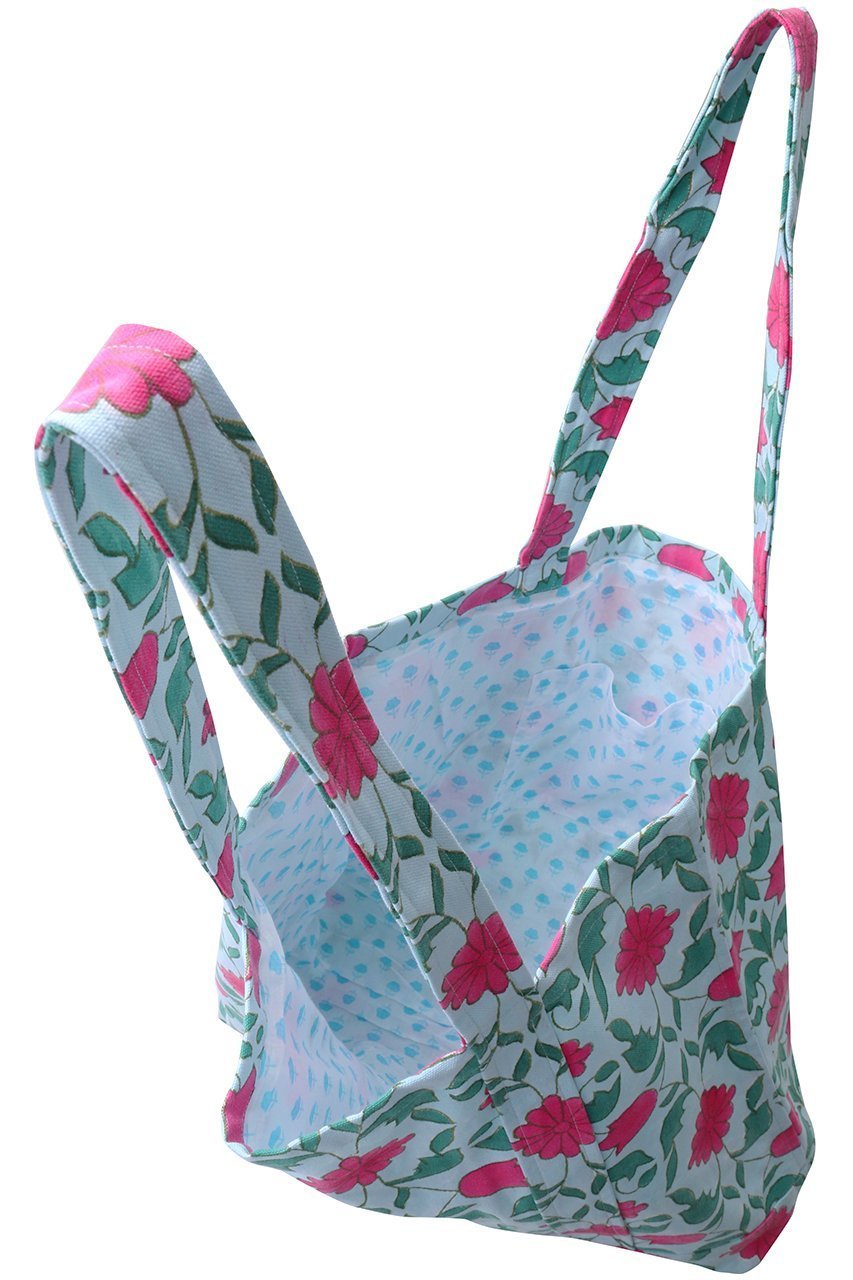 【エスゼット ブロックプリント/SZ Blockprints】のLISBON コットンスモールトートバッグ 人気、トレンドファッション・服の通販 founy(ファニー) ファッション Fashion レディースファッション Fashion for Women バッグ Bags other-5|ID: prp329100004509184 ipo3291000000032777546