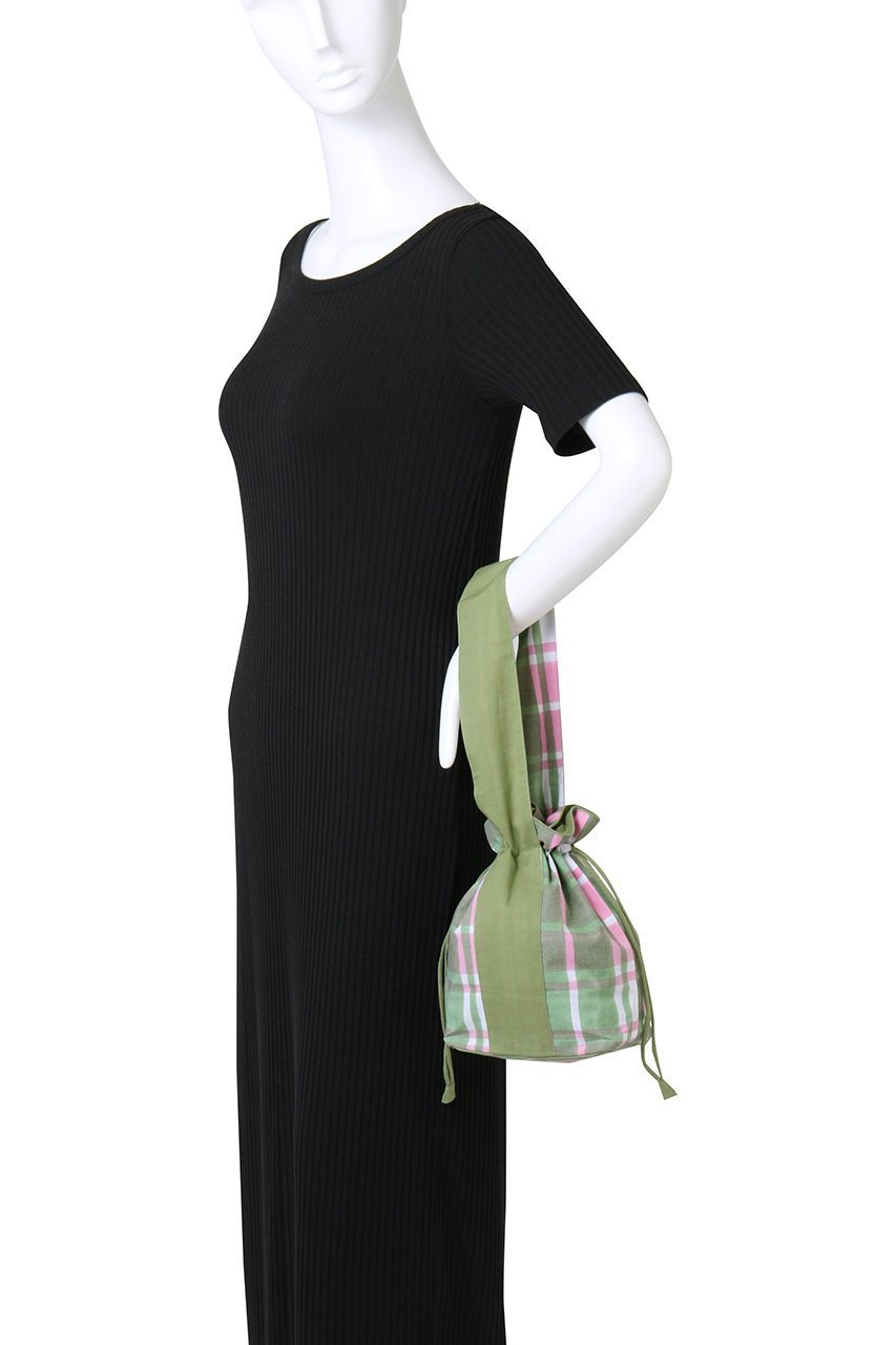 【エスゼット ブロックプリント/SZ Blockprints】のTARTAN ダンプリングバッグ 人気、トレンドファッション・服の通販 founy(ファニー) 　ファッション　Fashion　レディースファッション　Fashion for Women　バッグ　Bags　ギャザー　Gathered, Ruffled　チェック　Check, Plaid, Tartan　フェミニン　Feminine, Girly　プリント　Print, Printed Pattern　旅行　Travel　other-3|ID: prp329100004509187 ipo3291000000036024635