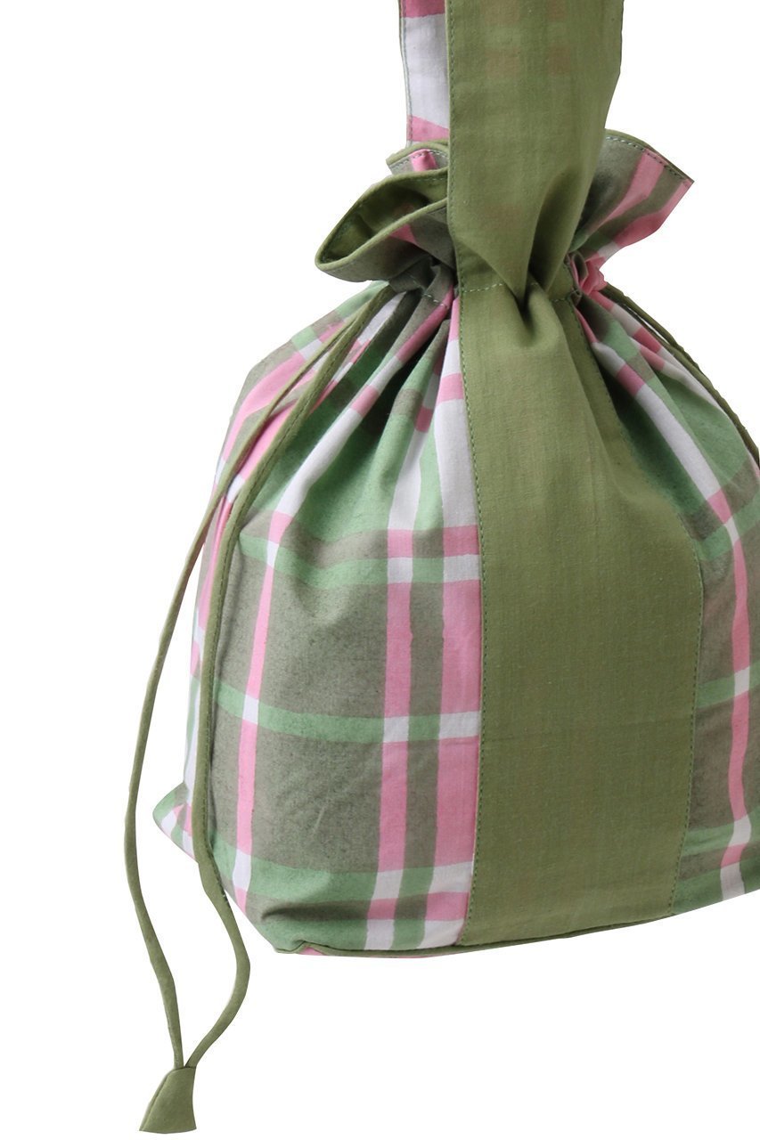 【エスゼット ブロックプリント/SZ Blockprints】のTARTAN ダンプリングバッグ 人気、トレンドファッション・服の通販 founy(ファニー) 　ファッション　Fashion　レディースファッション　Fashion for Women　バッグ　Bags　ギャザー　Gathered, Ruffled　チェック　Check, Plaid, Tartan　フェミニン　Feminine, Girly　プリント　Print, Printed Pattern　旅行　Travel　other-5|ID: prp329100004509187 ipo3291000000036024639