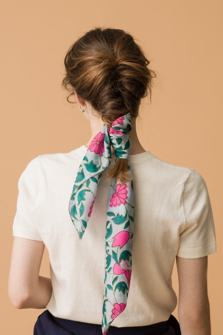 【エスゼット ブロックプリント/SZ Blockprints】のSILK SCARF シルクスカーフ 人気、トレンドファッション・服の通販 founy(ファニー) 　ファッション　Fashion　レディースファッション　Fashion for Women　ストール　Soft & Warm Scarves　マフラー・スヌード / 冬小物の定番　Scarves & Mufflers　シルク　Silk, 100% Silk　スカーフ　Scarf, Neckwear　ストール　Stole, Wrap　プリント　Print, Printed Pattern　マフラー　Scarf, Muffler　ラグジュアリー　Luxury, Elegant　other-7|ID: prp329100004509188 ipo3291000000032801195