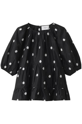 【マーレット/MERLETTE】 BOW ラウンドヨーク切替 ティアードブラウス人気、トレンドファッション・服の通販 founy(ファニー) ファッション Fashion レディースファッション WOMEN トップス・カットソー Tops/Tshirt シャツ/ブラウス Shirts/Blouses ショート Short スリーブ Sleeve ティアード Tiered ドット Dot マニッシュ Mannish ヨーク Yoke ラウンド Round ワイド Wide 切替 Switching NEW・新作・新着・新入荷 New Arrivals |ID:prp329100004509189