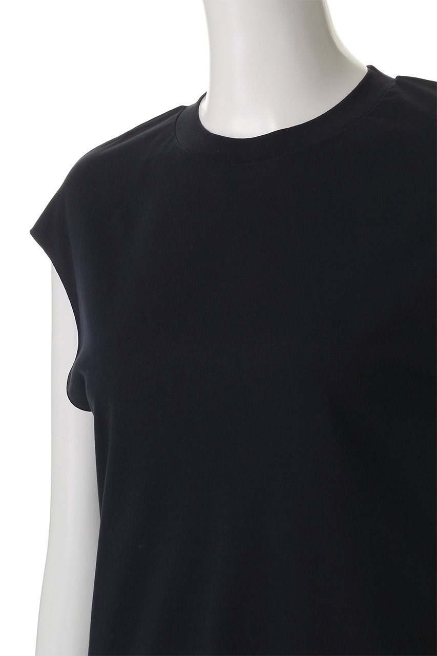 【グッド ピープル グッド ステッチング グッド プロダクト/GOOD PEOPLE GOOD STITCHING GOOD PRODUCT】のクルーネック フレンチスリーブTシャツ 人気、トレンドファッション・服の通販 founy(ファニー) 　ファッション　Fashion　レディースファッション　Fashion for Women　トップス・カットソー　Cut & Sew Tops　シャツ・ブラウス・オフィスカジュアル　Elegant Blouses & Button-Ups　ロングTシャツ・Tシャツ　Longline T-Shirts & Tees　カットソー・ベーシックTシャツ　Cut-and-Sewn Tops / Stretch Tees & Basics　ショート　Short, Short Length　スリット　Slit, Slit Detail　スリーブ　Sleeve, Long Sleeve / Short Sleeve　フレンチ　French, French Style　定番　Standard, Basic Item　other-5|ID: prp329100004509191 ipo3291000000032845454