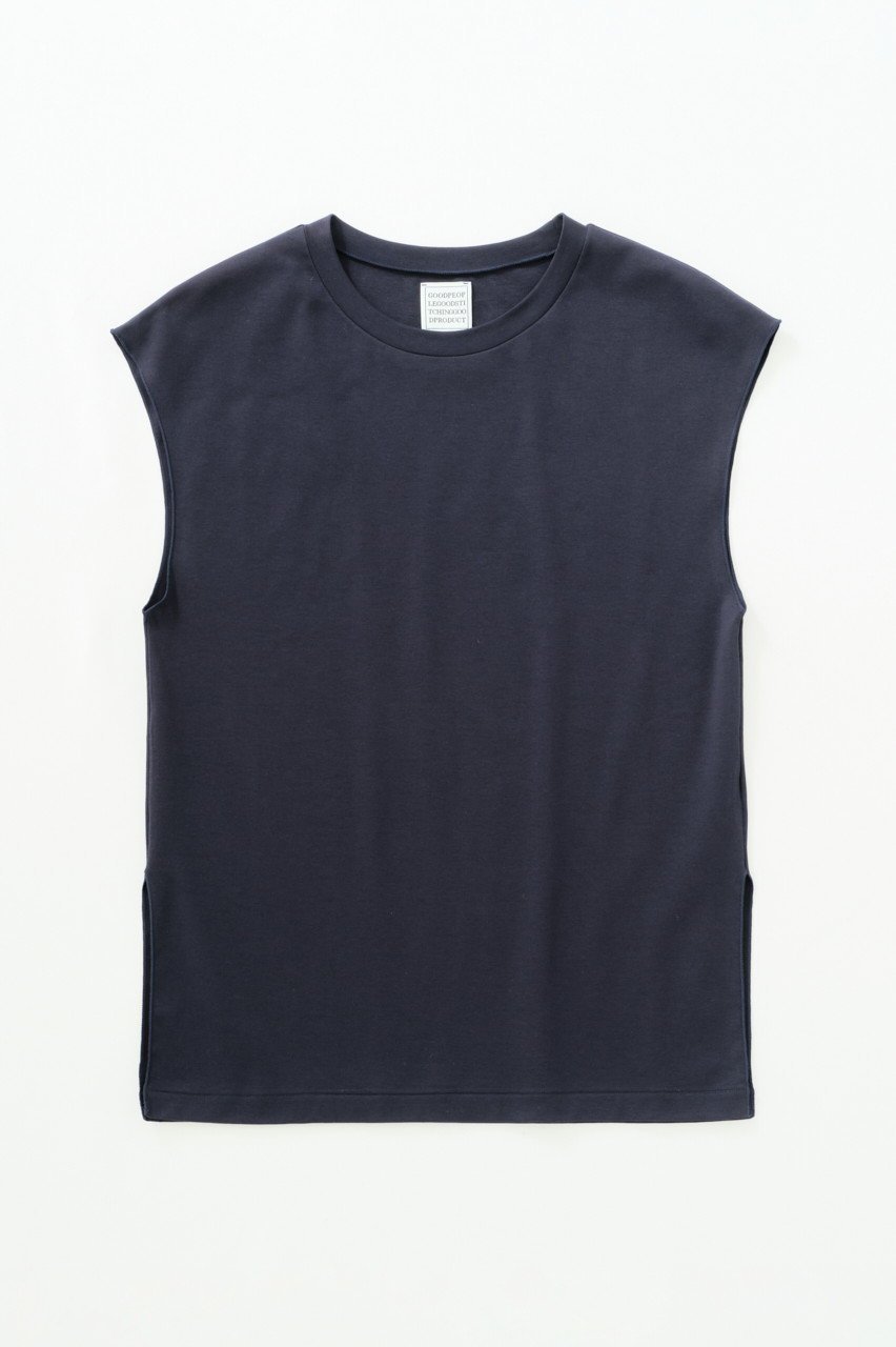 【グッド ピープル グッド ステッチング グッド プロダクト/GOOD PEOPLE GOOD STITCHING GOOD PRODUCT】のクルーネック フレンチスリーブTシャツ 人気、トレンドファッション・服の通販 founy(ファニー) 　ファッション　Fashion　レディースファッション　Fashion for Women　トップス・カットソー　Cut & Sew Tops　シャツ・ブラウス・オフィスカジュアル　Elegant Blouses & Button-Ups　ロングTシャツ・Tシャツ　Longline T-Shirts & Tees　カットソー・ベーシックTシャツ　Cut-and-Sewn Tops / Stretch Tees & Basics　ショート　Short, Short Length　スリット　Slit, Slit Detail　スリーブ　Sleeve, Long Sleeve / Short Sleeve　フレンチ　French, French Style　定番　Standard, Basic Item　other-6|ID: prp329100004509191 ipo3291000000032845460