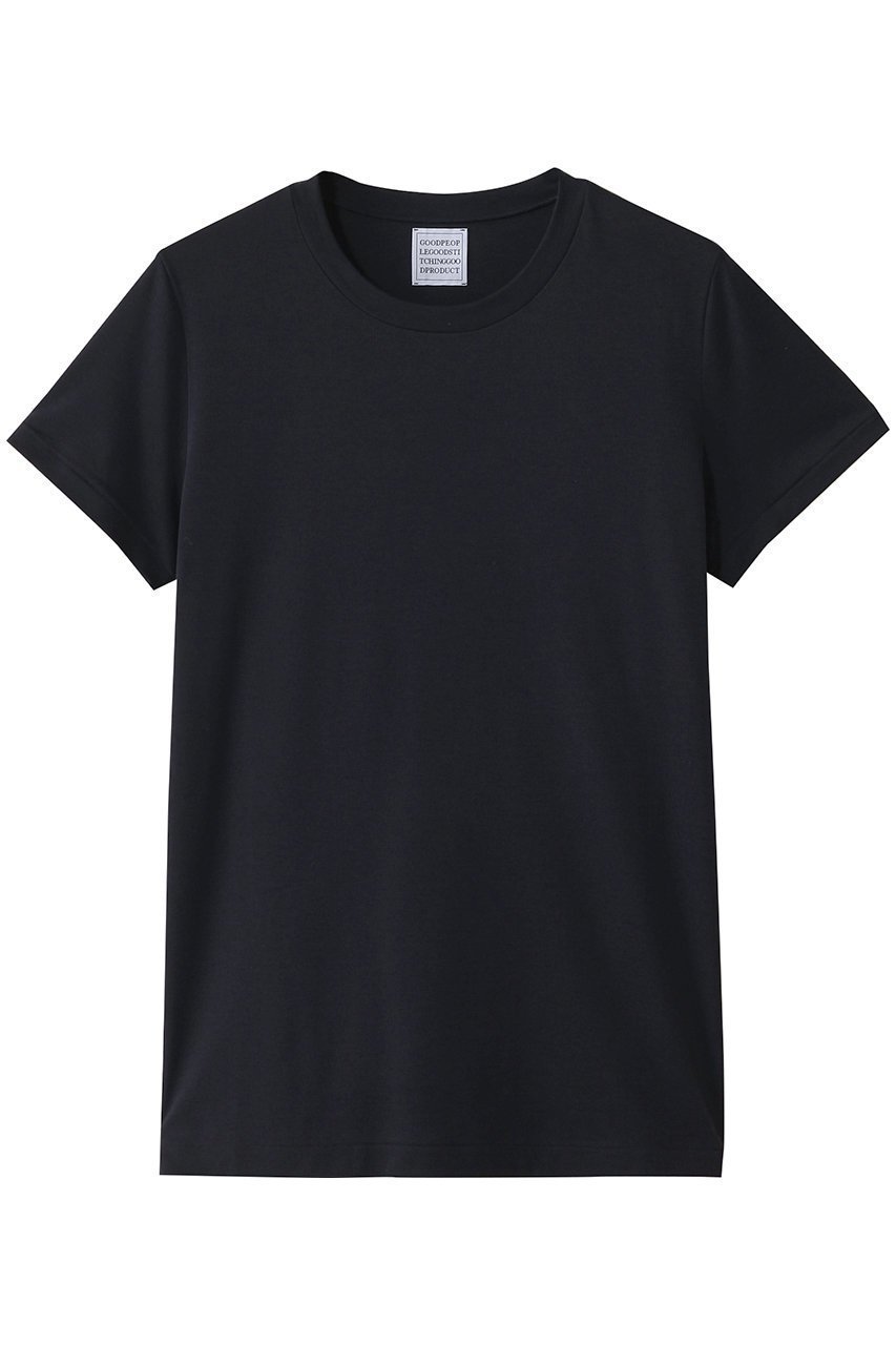【グッド ピープル グッド ステッチング グッド プロダクト/GOOD PEOPLE GOOD STITCHING GOOD PRODUCT】のクルーネック ショートスリーブTシャツ インテリア・キッズ・メンズ・レディースファッション・服の通販 founy(ファニー) 　ファッション　Fashion　レディースファッション　WOMEN　トップス・カットソー　Tops/Tshirt　シャツ/ブラウス　Shirts/Blouses　ロング / Tシャツ　T-Shirts　カットソー　Cut and Sewn　インナー　Inner　ショート　Short　スリーブ　Sleeve　定番　Standard　ネイビー|ID: prp329100004509192 ipo3291000000031836438