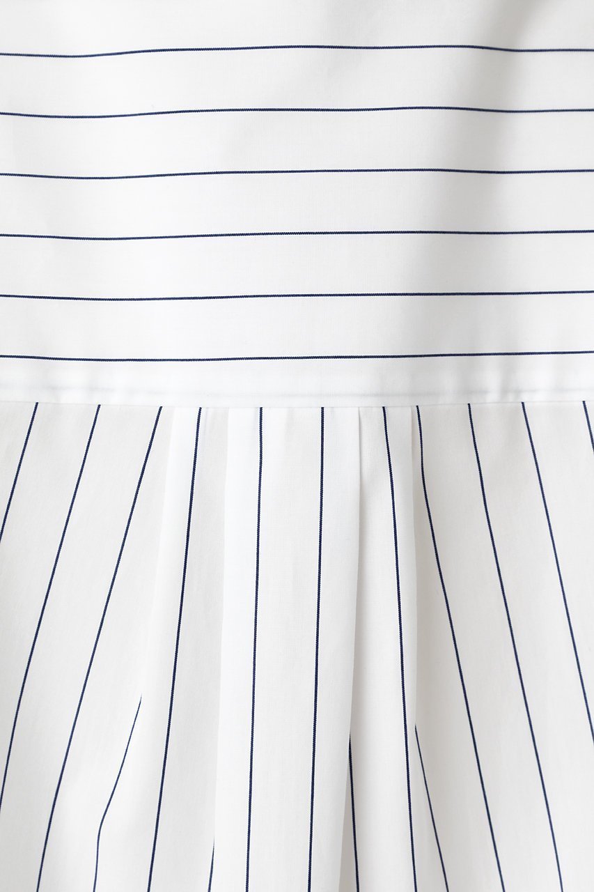 【オーヴィル/EAUVIRE】のショルダータックシャツ 人気、トレンドファッション・服の通販 founy(ファニー) 　ファッション　Fashion　レディースファッション　Fashion for Women　トップス・カットソー　Cut & Sew Tops　シャツ・ブラウス・オフィスカジュアル　Elegant Blouses & Button-Ups　エレガント 上品　Elegant　ショート　Short, Short Length　ストライプ　Stripe, Striped Pattern　スリーブ　Sleeve, Long Sleeve / Short Sleeve　タイプライター　Typewriter Fabric, Crisp Cotton　other-8|ID: prp329100004509194 ipo3291000000032813396