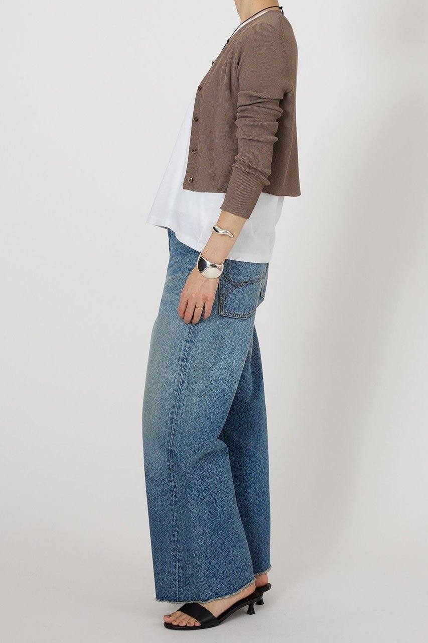 【ブリル/BRILL】のシルクショートリブカーディガン 人気、トレンドファッション・服の通販 founy(ファニー) 　ファッション　Fashion　レディースファッション　Fashion for Women　トップス・カットソー　Cut & Sew Tops　ニット　Knit Tops & Sweaters　カーディガン・羽織り　Layered Style Cardigans　おすすめ　Recommended / Our Picks　エレガント 上品　Elegant　カーディガン　Cardigan, Knitwear　ショート　Short, Short Length　再入荷　Restock / Back in Stock　other-5|ID: prp329100004509198 ipo3291000000035830525