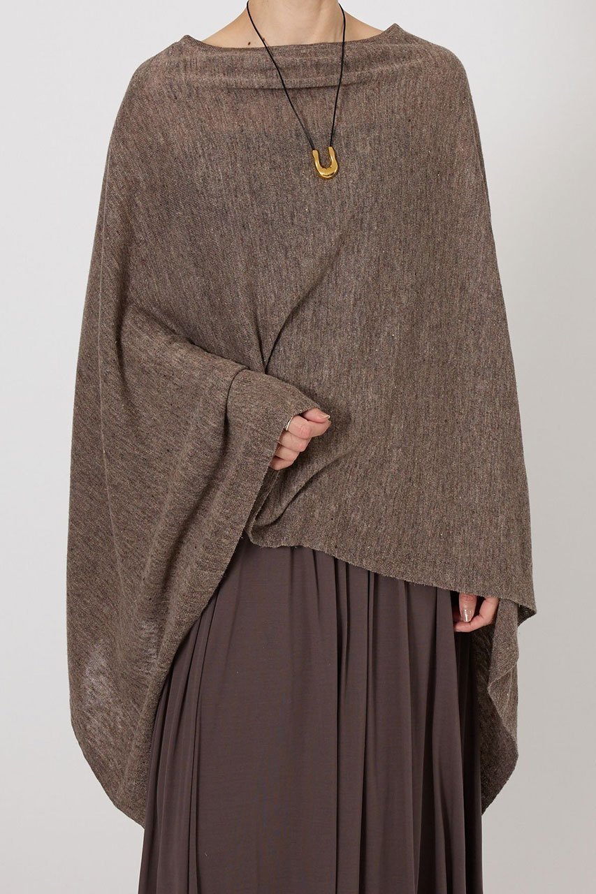【ブリル/BRILL】のリネンポンチョ 人気、トレンドファッション・服の通販 founy(ファニー) 　ファッション　Fashion　レディースファッション　WOMEN　トップス・カットソー　Tops/Tshirt　ニット　Knit Tops　プルオーバー　Pullover　フレンチ　French　リネン　Linen　夏　Summer　other-4|ID: prp329100004509200 ipo3291000000031836507