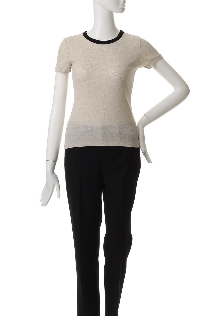 【グッド ピープル グッド ステッチング グッド プロダクト/GOOD PEOPLE GOOD STITCHING GOOD PRODUCT】のコントラスト トリム ショートスリーブ Tシャツ 人気、トレンドファッション・服の通販 founy(ファニー) 　ファッション　Fashion　レディースファッション　Fashion for Women　トップス・カットソー　Cut & Sew Tops　シャツ・ブラウス・オフィスカジュアル　Elegant Blouses & Button-Ups　ロングTシャツ・Tシャツ　Longline T-Shirts & Tees　カットソー・ベーシックTシャツ　Cut-and-Sewn Tops / Stretch Tees & Basics　おすすめ　Recommended / Our Picks　ショート　Short, Short Length　ストレッチ　Stretch, Stretchy Fabric　スリーブ　Sleeve, Long Sleeve / Short Sleeve　エレガント 上品　Elegant　夏　Summer　春　Spring　S/S・春夏　SS, Spring/Summer, Warm Season　other-2|ID: prp329100004509203 ipo3291000000036217492