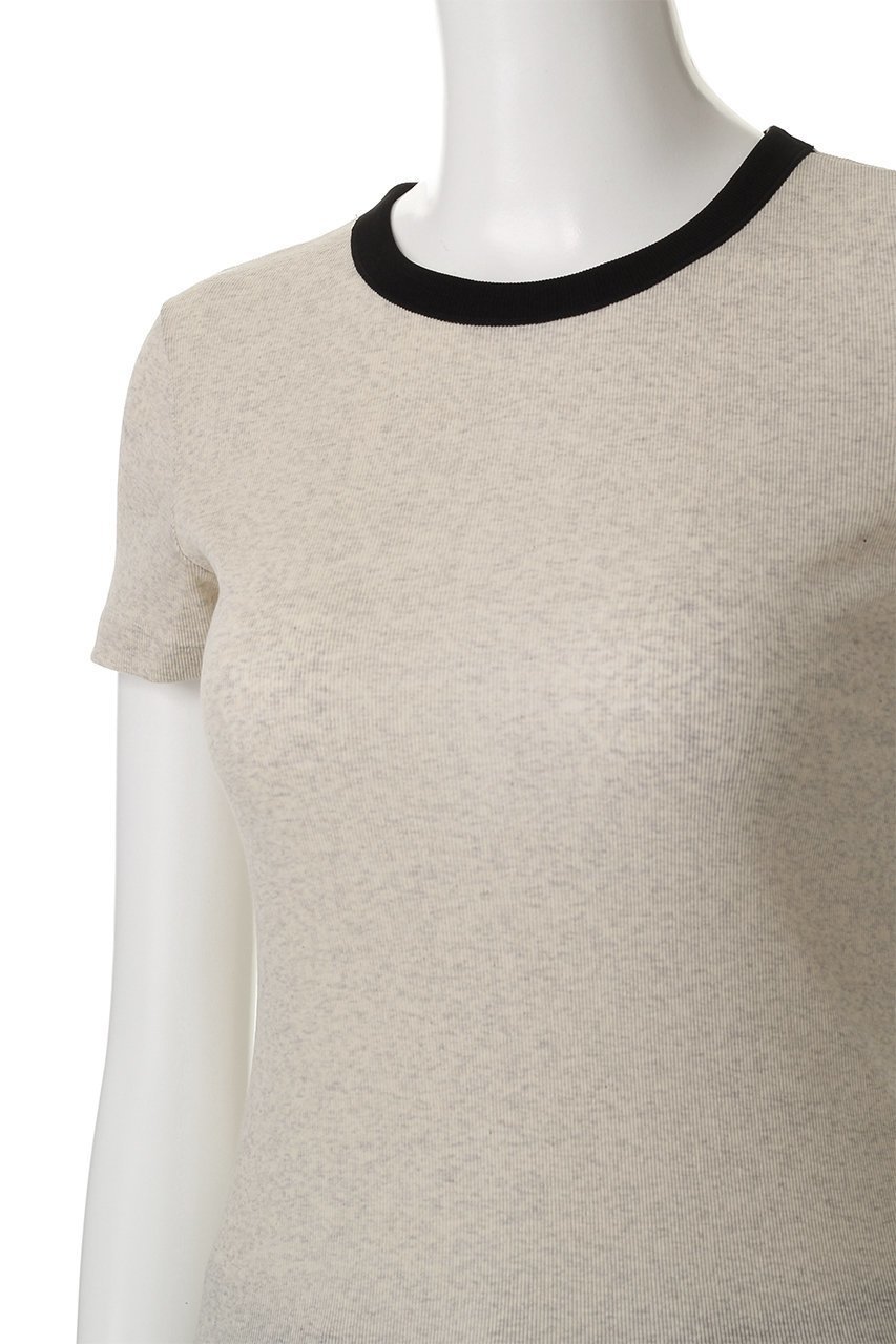 【グッド ピープル グッド ステッチング グッド プロダクト/GOOD PEOPLE GOOD STITCHING GOOD PRODUCT】のコントラスト トリム ショートスリーブ Tシャツ 人気、トレンドファッション・服の通販 founy(ファニー) 　ファッション　Fashion　レディースファッション　Fashion for Women　トップス・カットソー　Cut & Sew Tops　シャツ・ブラウス・オフィスカジュアル　Elegant Blouses & Button-Ups　ロングTシャツ・Tシャツ　Longline T-Shirts & Tees　カットソー・ベーシックTシャツ　Cut-and-Sewn Tops / Stretch Tees & Basics　おすすめ　Recommended / Our Picks　ショート　Short, Short Length　ストレッチ　Stretch, Stretchy Fabric　スリーブ　Sleeve, Long Sleeve / Short Sleeve　エレガント 上品　Elegant　夏　Summer　春　Spring　S/S・春夏　SS, Spring/Summer, Warm Season　other-5|ID: prp329100004509203 ipo3291000000036217495