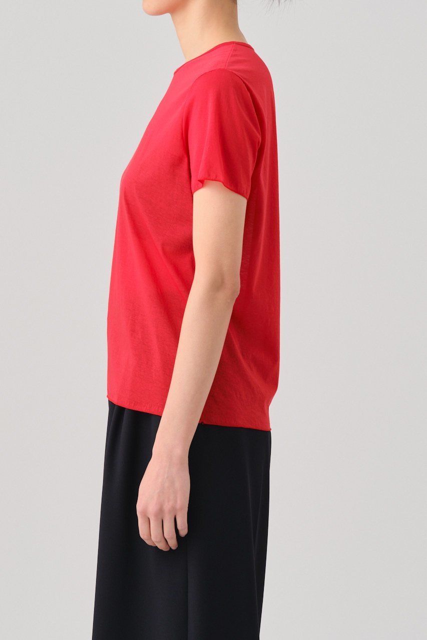 【グッド ピープル グッド ステッチング グッド プロダクト/GOOD PEOPLE GOOD STITCHING GOOD PRODUCT】のクルーネック ショートスリーブ Tシャツ 人気、トレンドファッション・服の通販 founy(ファニー) 　ファッション　Fashion　レディースファッション　Fashion for Women　トップス・カットソー　Cut & Sew Tops　シャツ・ブラウス・オフィスカジュアル　Elegant Blouses & Button-Ups　ロングTシャツ・Tシャツ　Longline T-Shirts & Tees　カットソー・ベーシックTシャツ　Cut-and-Sewn Tops / Stretch Tees & Basics　2026年　2026　インナー　Innerwear　シアー　Sheer, See-Through　ショート　Short, Short Length　ストレッチ　Stretch, Stretchy Fabric　スリーブ　Sleeve, Long Sleeve / Short Sleeve　夏　Summer　定番　Standard, Basic Item　春　Spring　S/S・春夏　SS, Spring/Summer, Warm Season　other-5|ID: prp329100004509204 ipo3291000000035507492