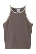 【グッド ピープル グッド ステッチング グッド プロダクト/GOOD PEOPLE GOOD STITCHING GOOD PRODUCT】のタンクトップ グレー×ベージュトップ|ID:prp329100004509205
